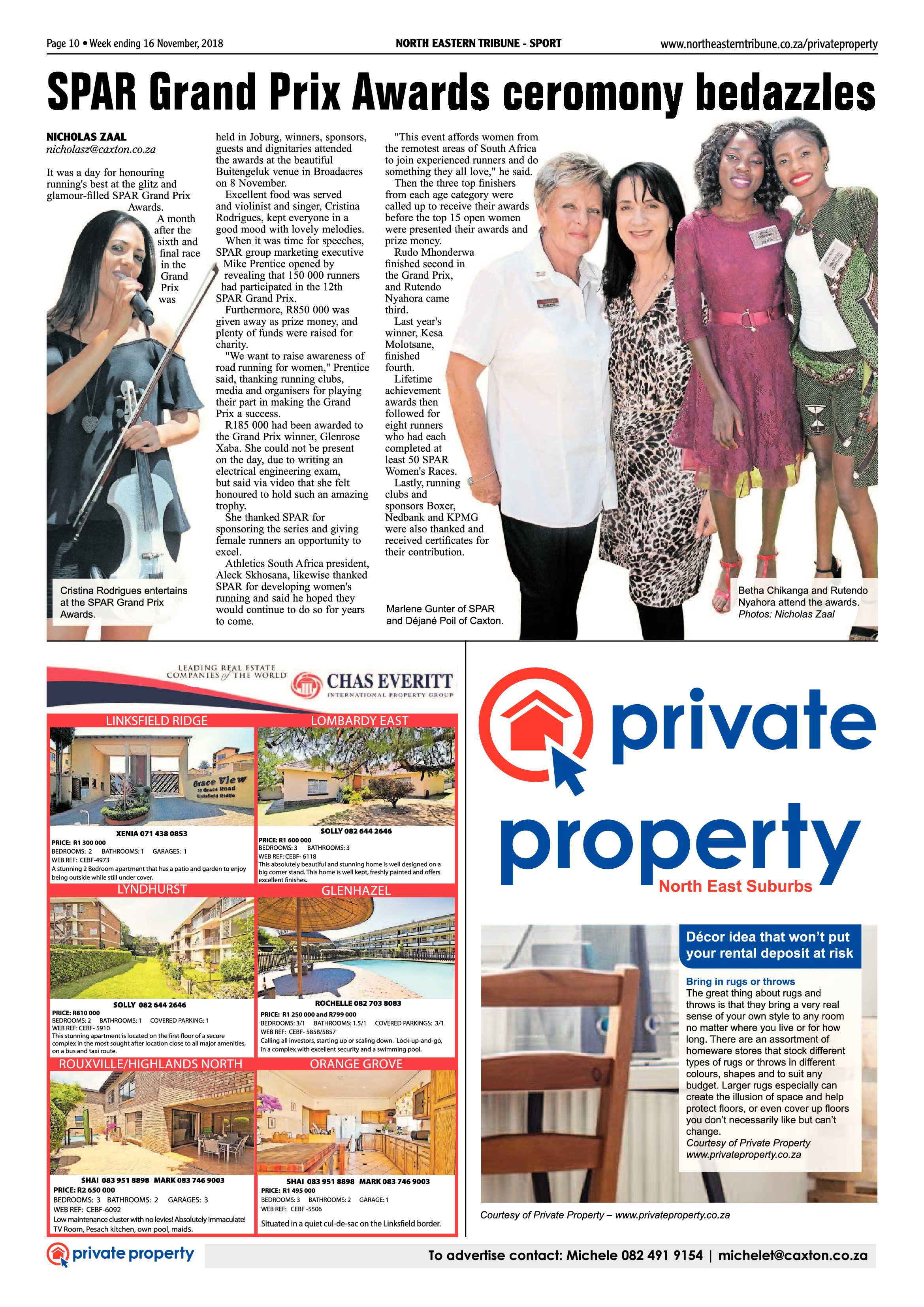 North Eastern Tribune 16 November, 2018 page 10