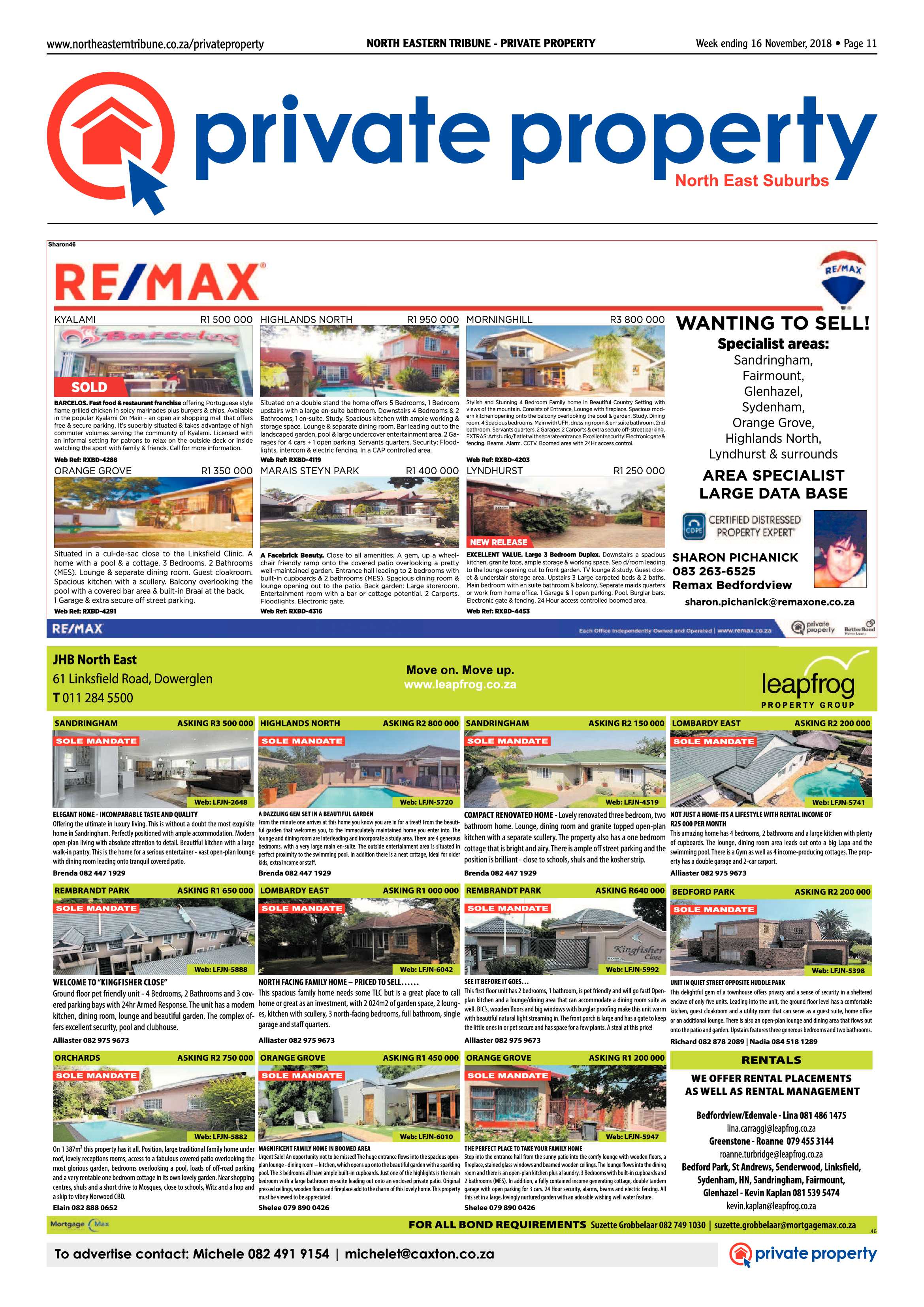 North Eastern Tribune 16 November, 2018 page 11