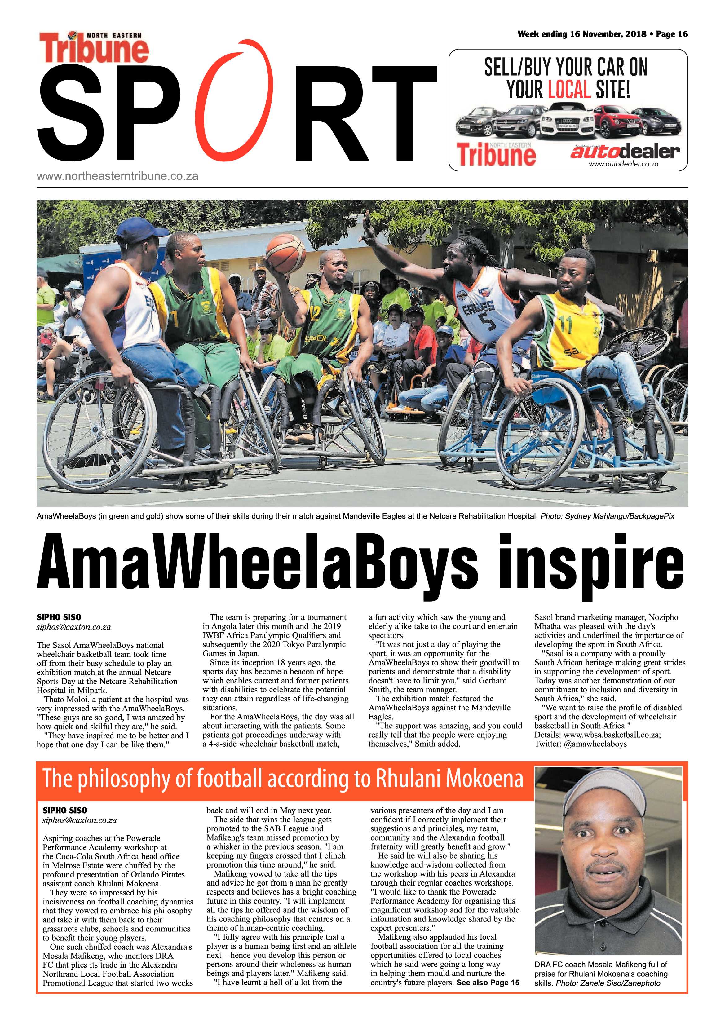 North Eastern Tribune 16 November, 2018 page 16