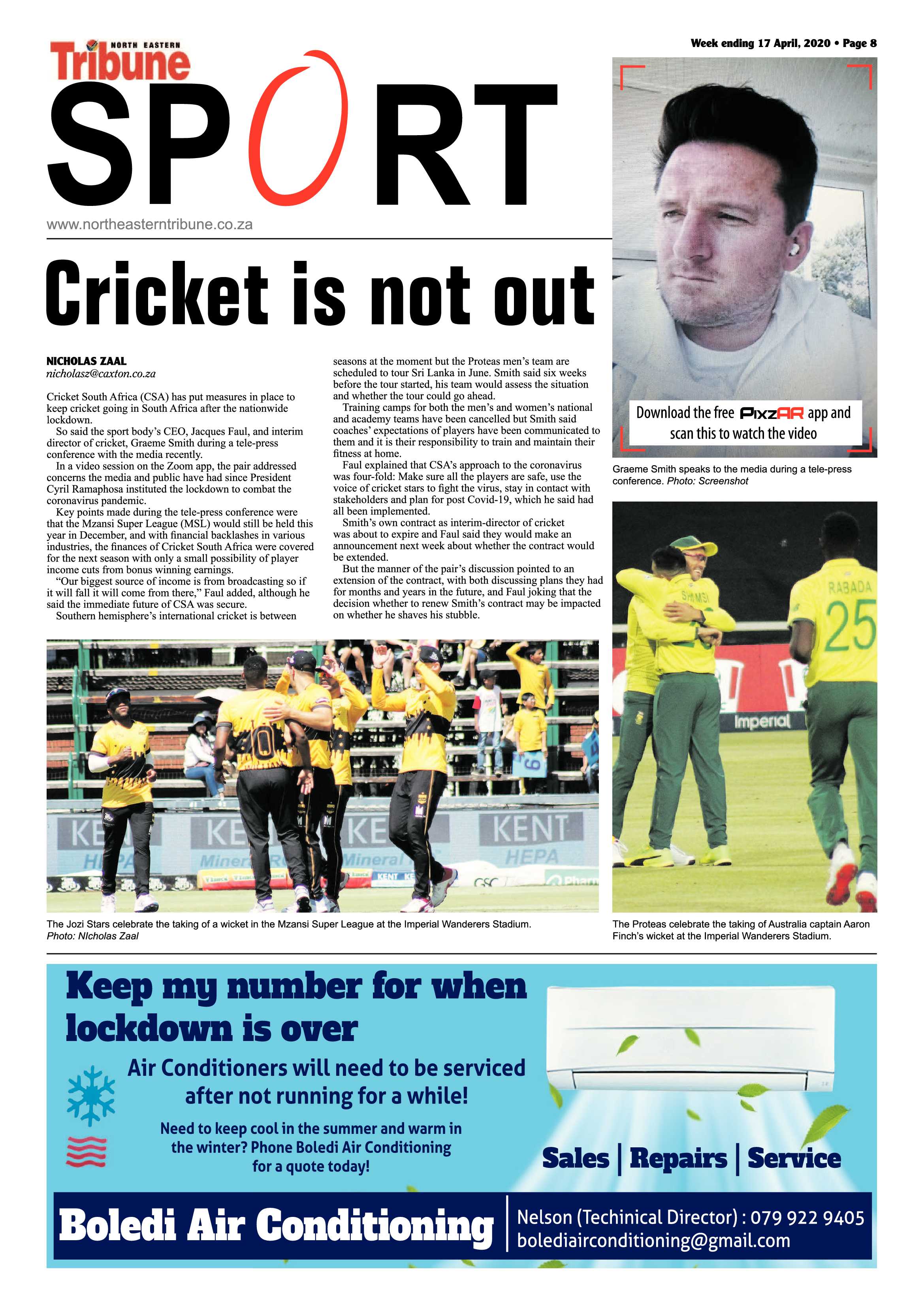 North Eastern Tribune 17 April 2020 page 8