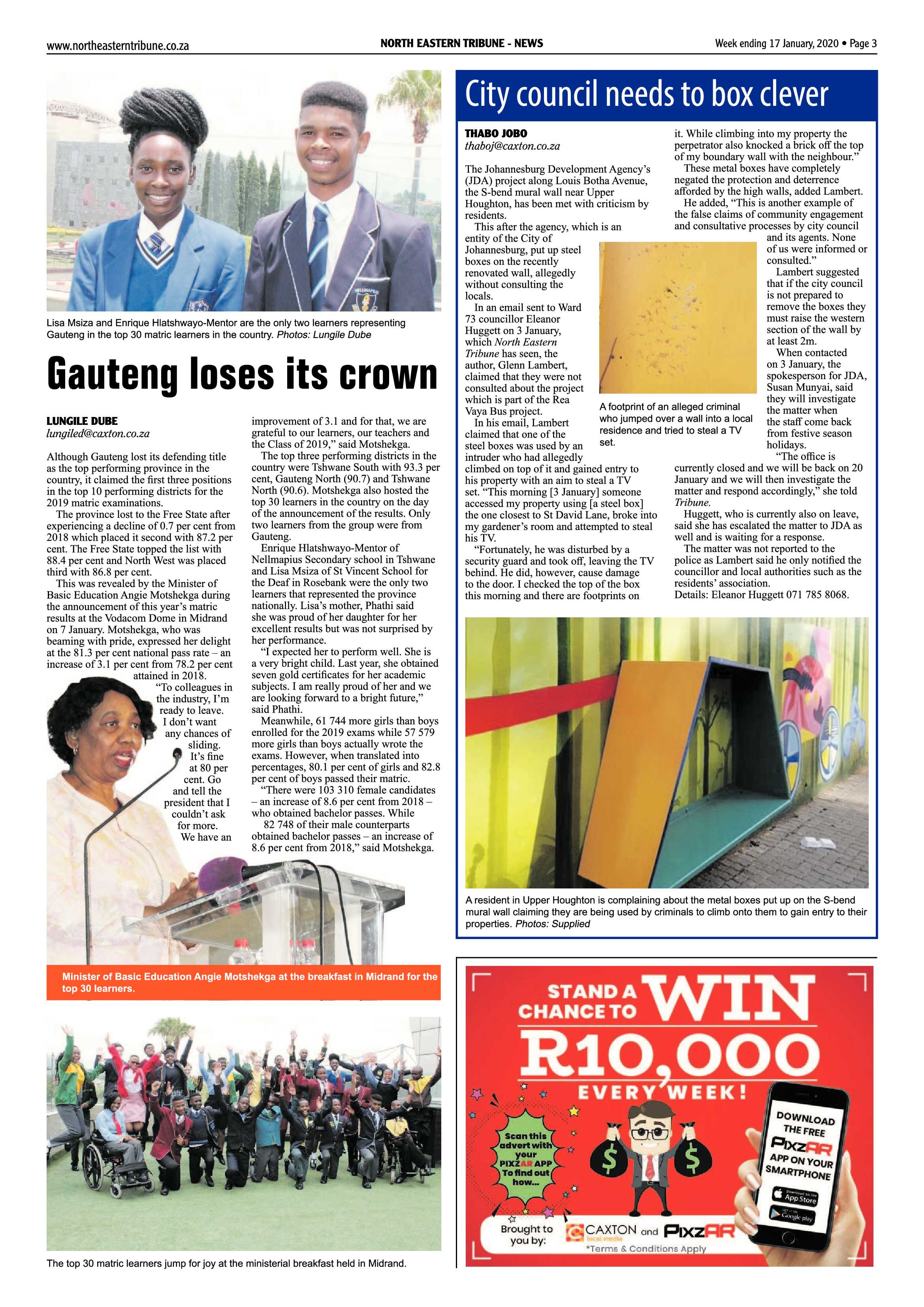 North Eastern Tribune 17 January 2020 page 3