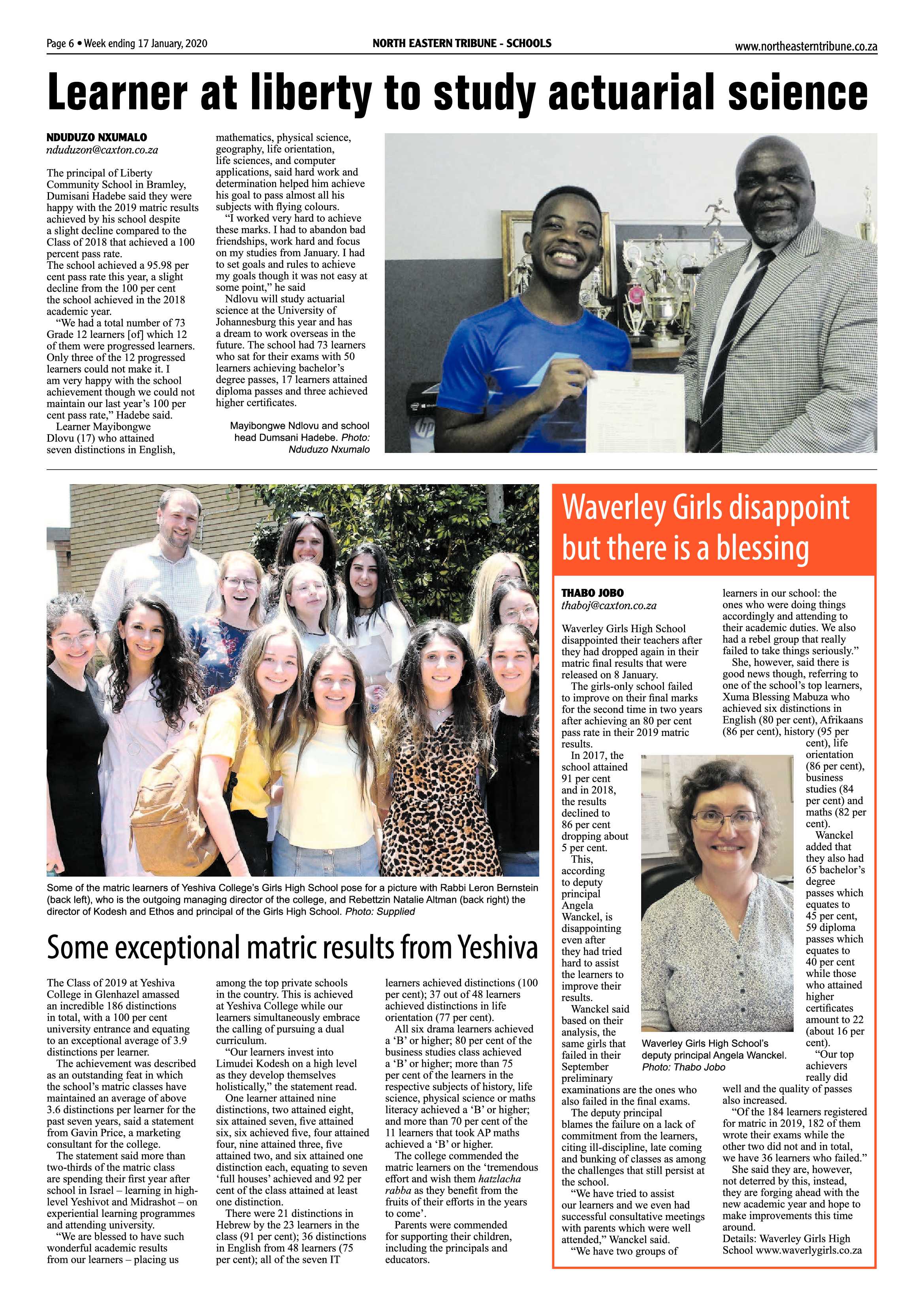North Eastern Tribune 17 January 2020 page 6