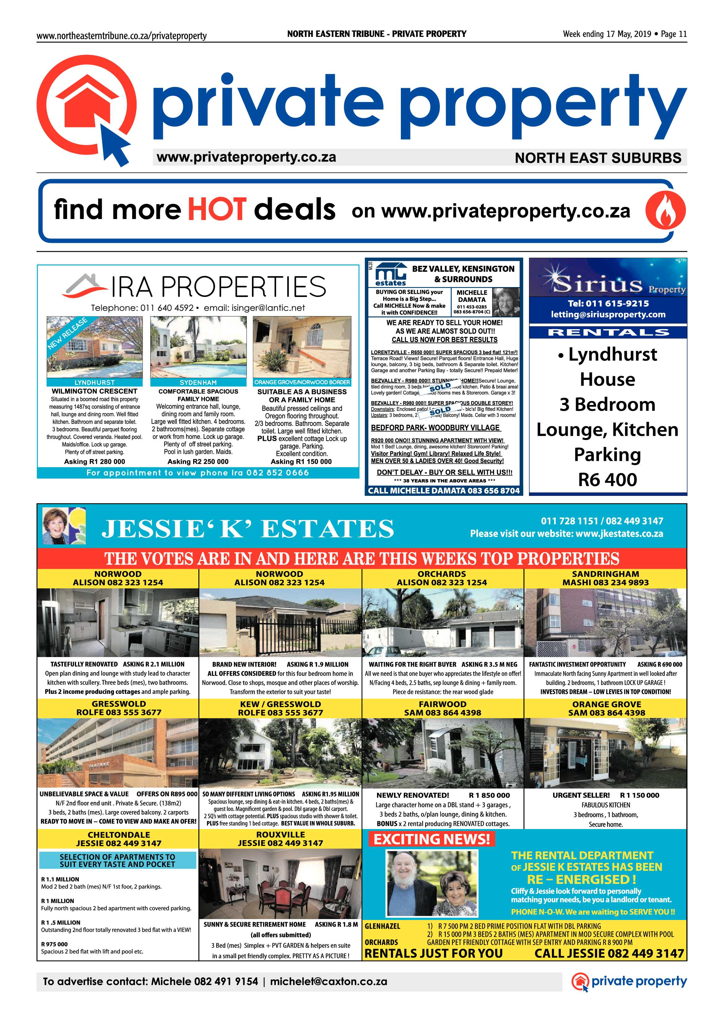 North Eastern Tribune 17 May, 2019 page 11