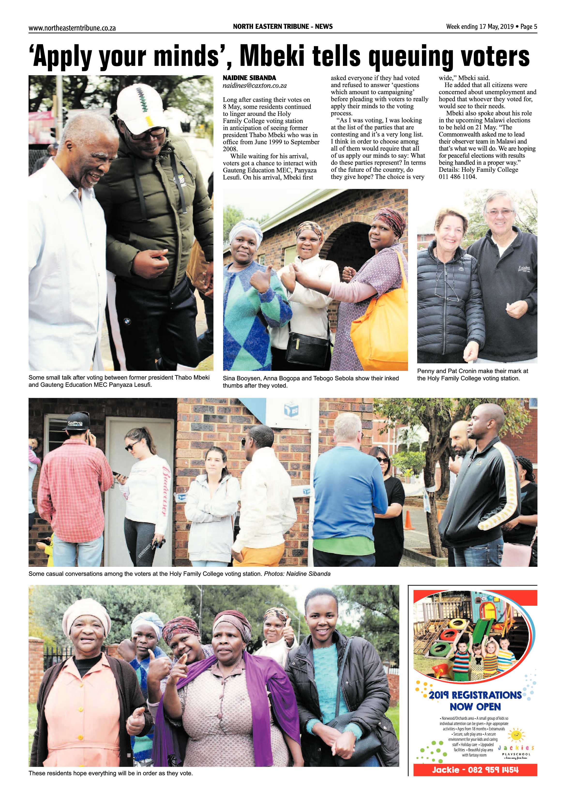 North Eastern Tribune 17 May, 2019 page 5