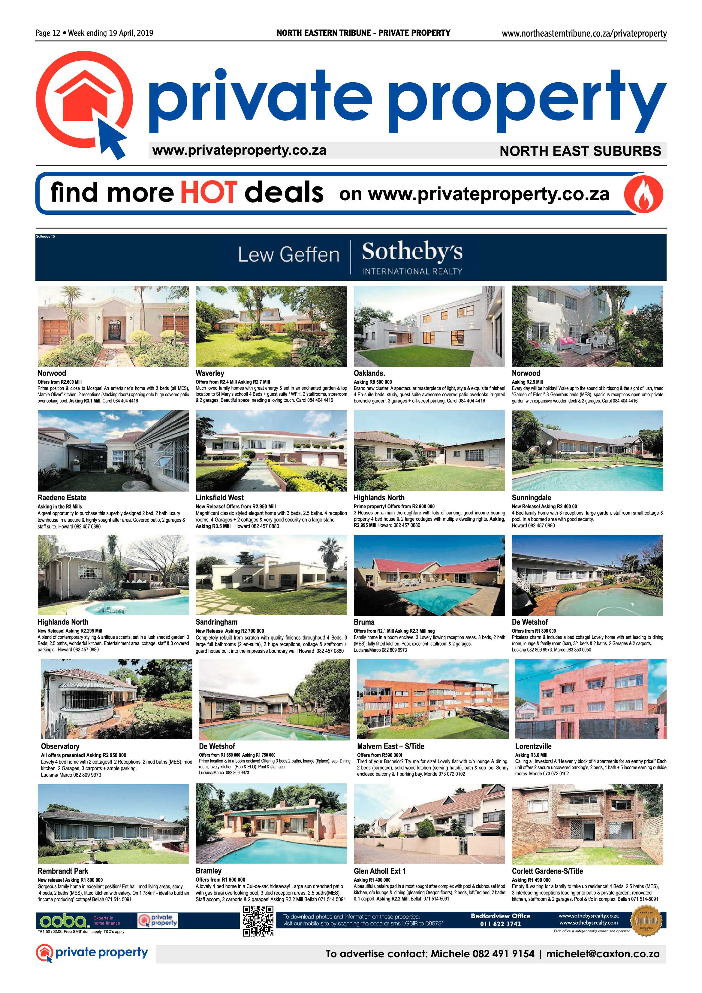North Eastern Tribune 19 April, 2019 page 12