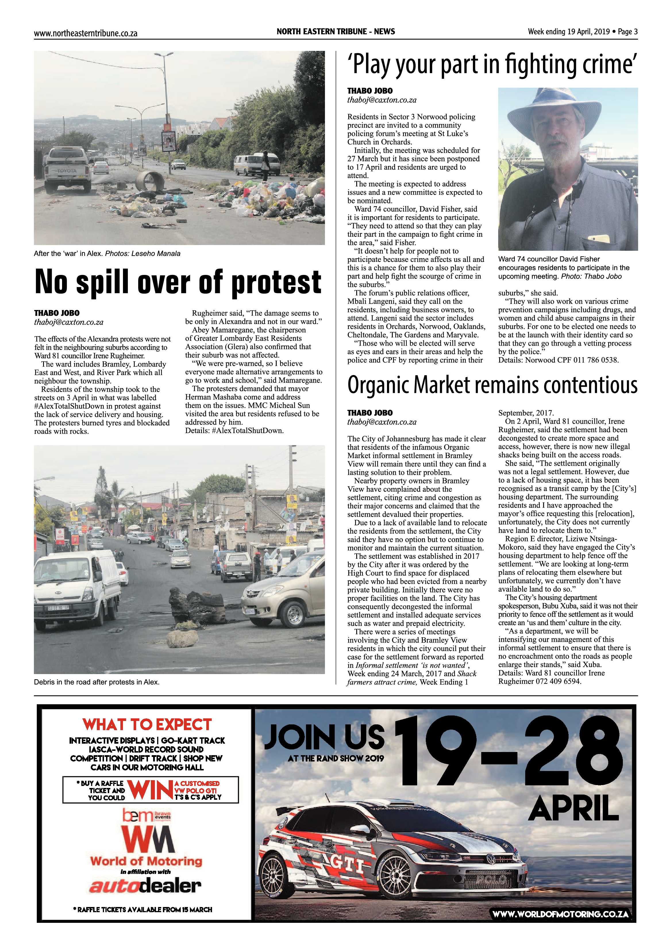North Eastern Tribune 19 April, 2019 page 3