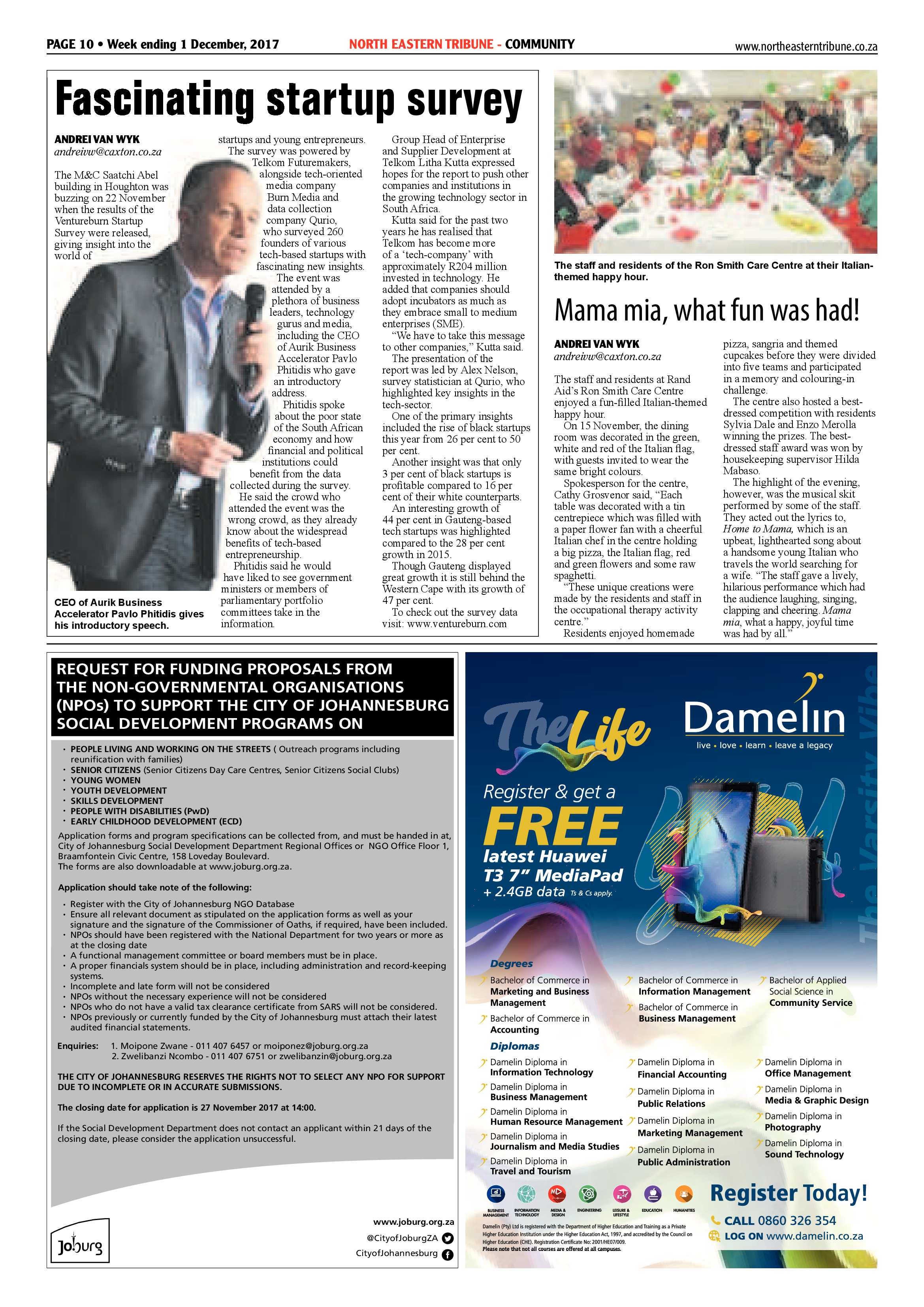 North Eastern Tribune 1 December page 10