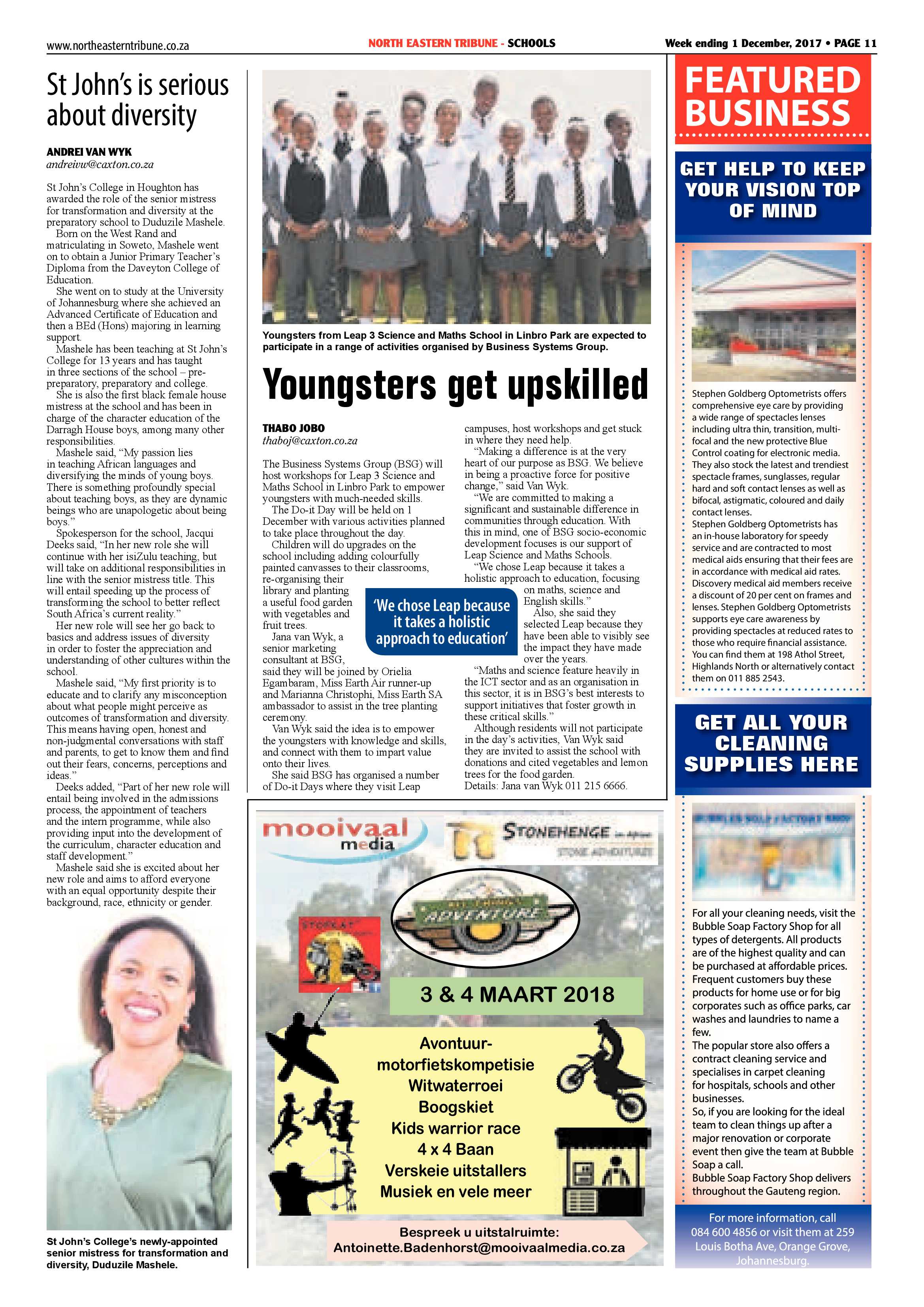 North Eastern Tribune 1 December page 11