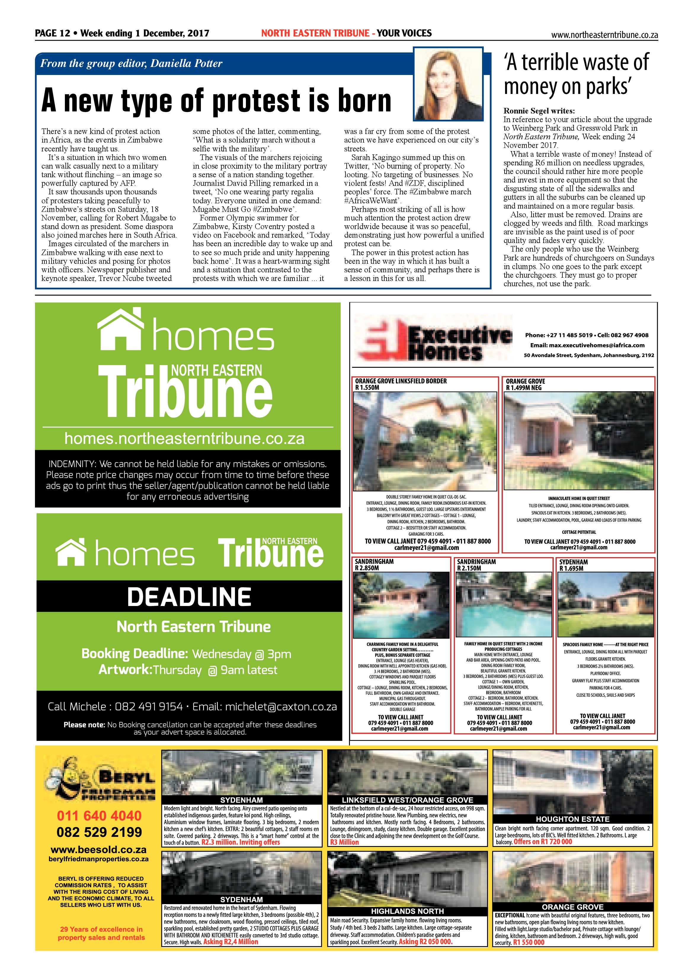 North Eastern Tribune 1 December page 12