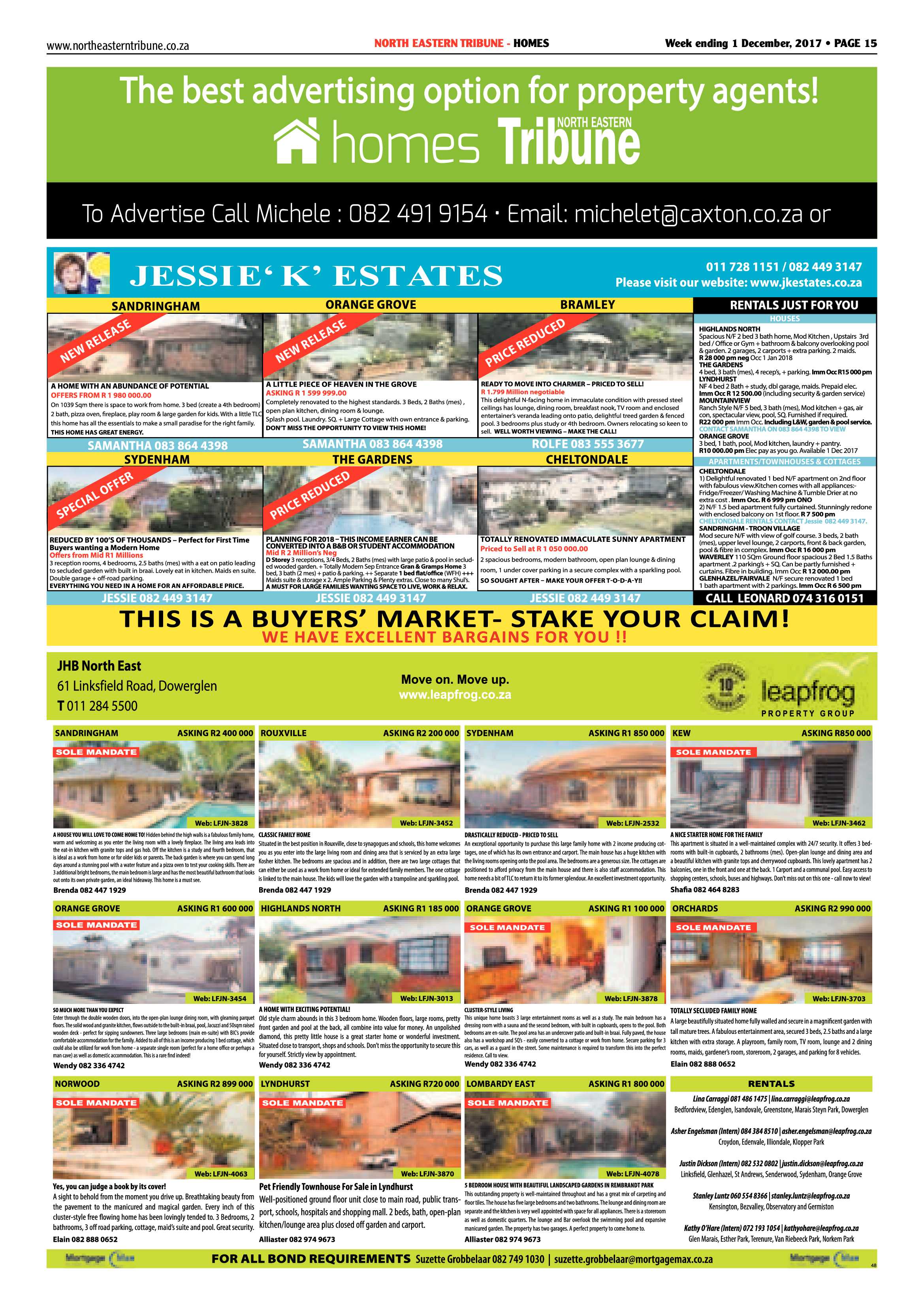 North Eastern Tribune 1 December page 15