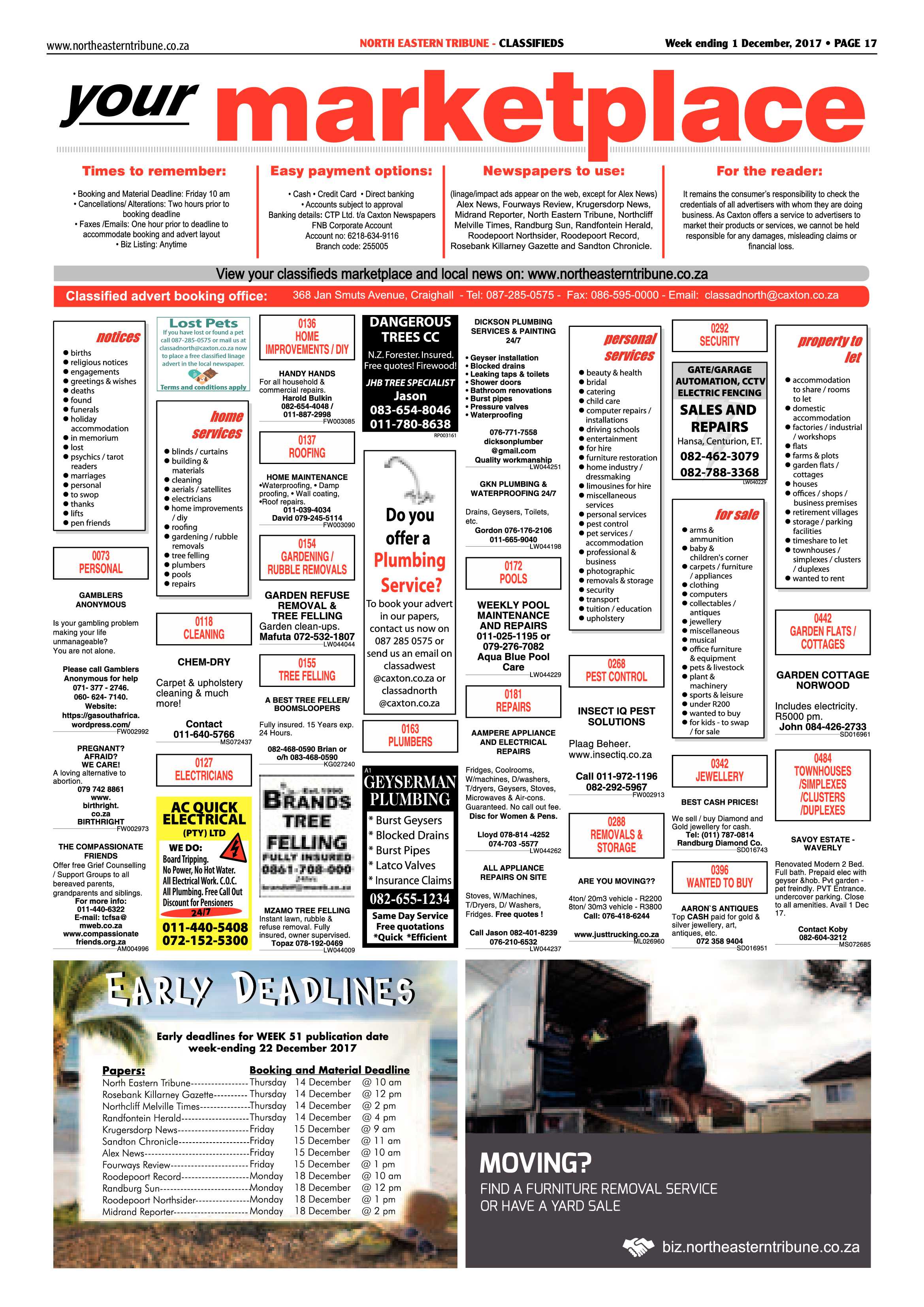 North Eastern Tribune 1 December page 17