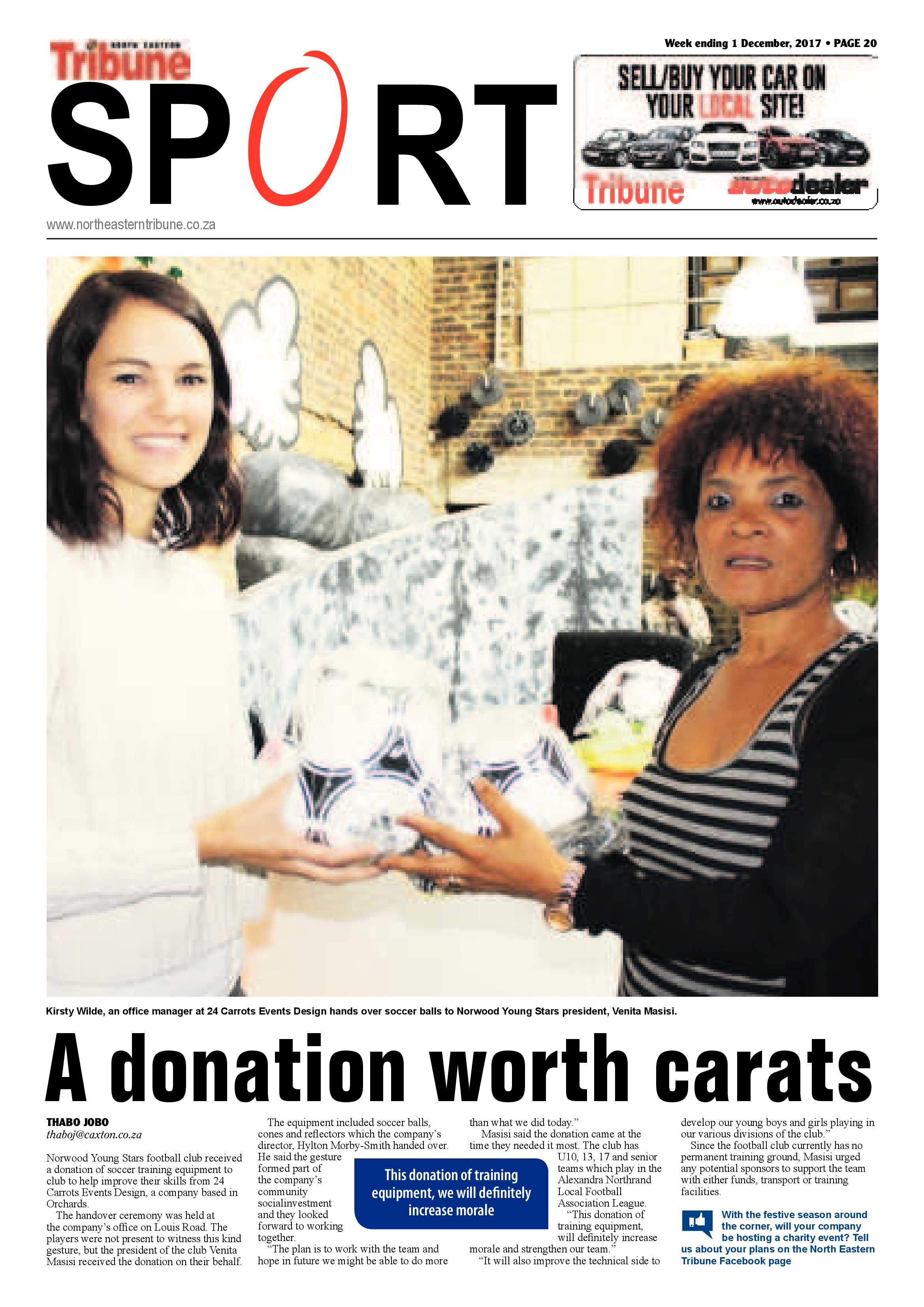 North Eastern Tribune 1 December page 20