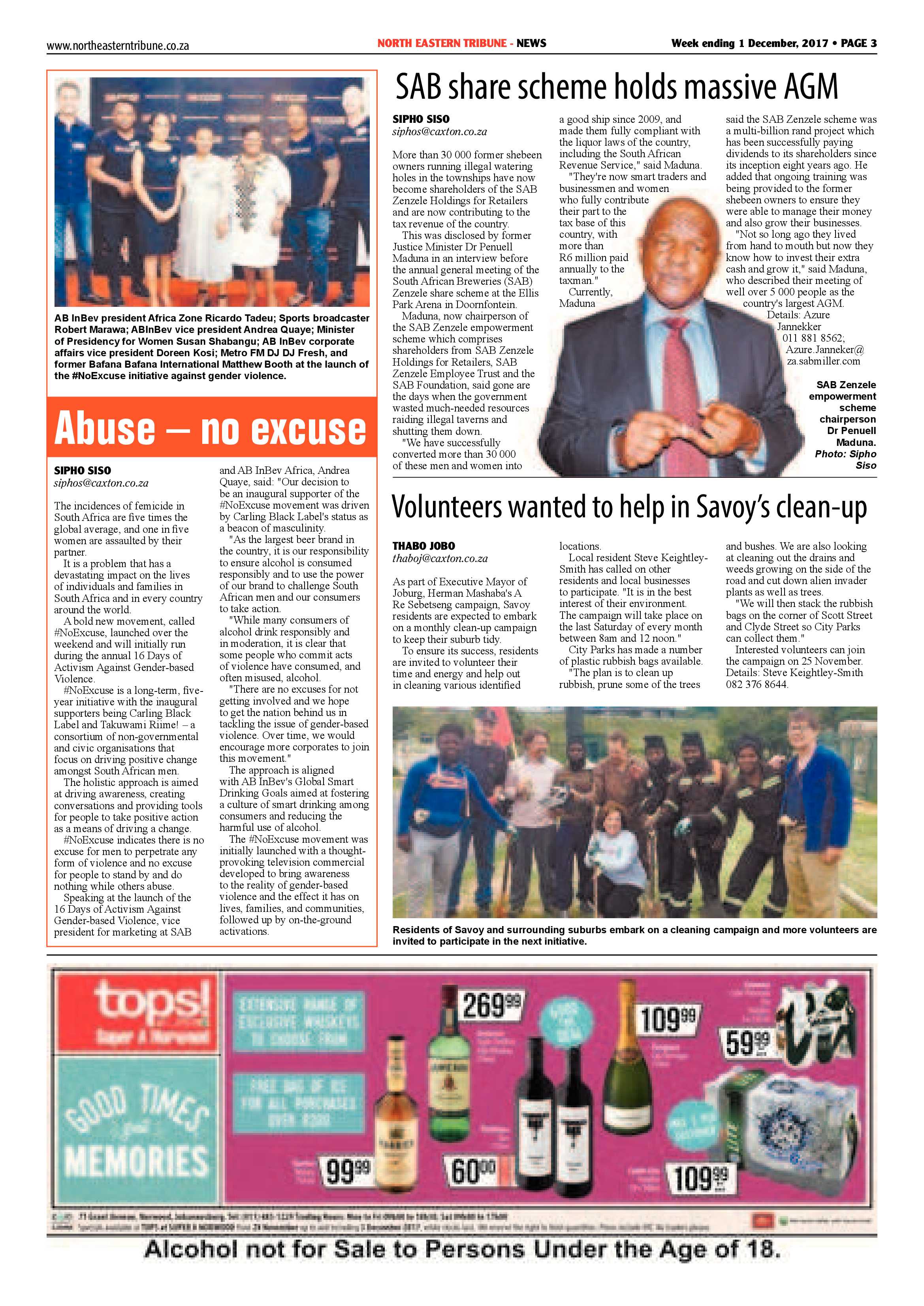 North Eastern Tribune 1 December page 3
