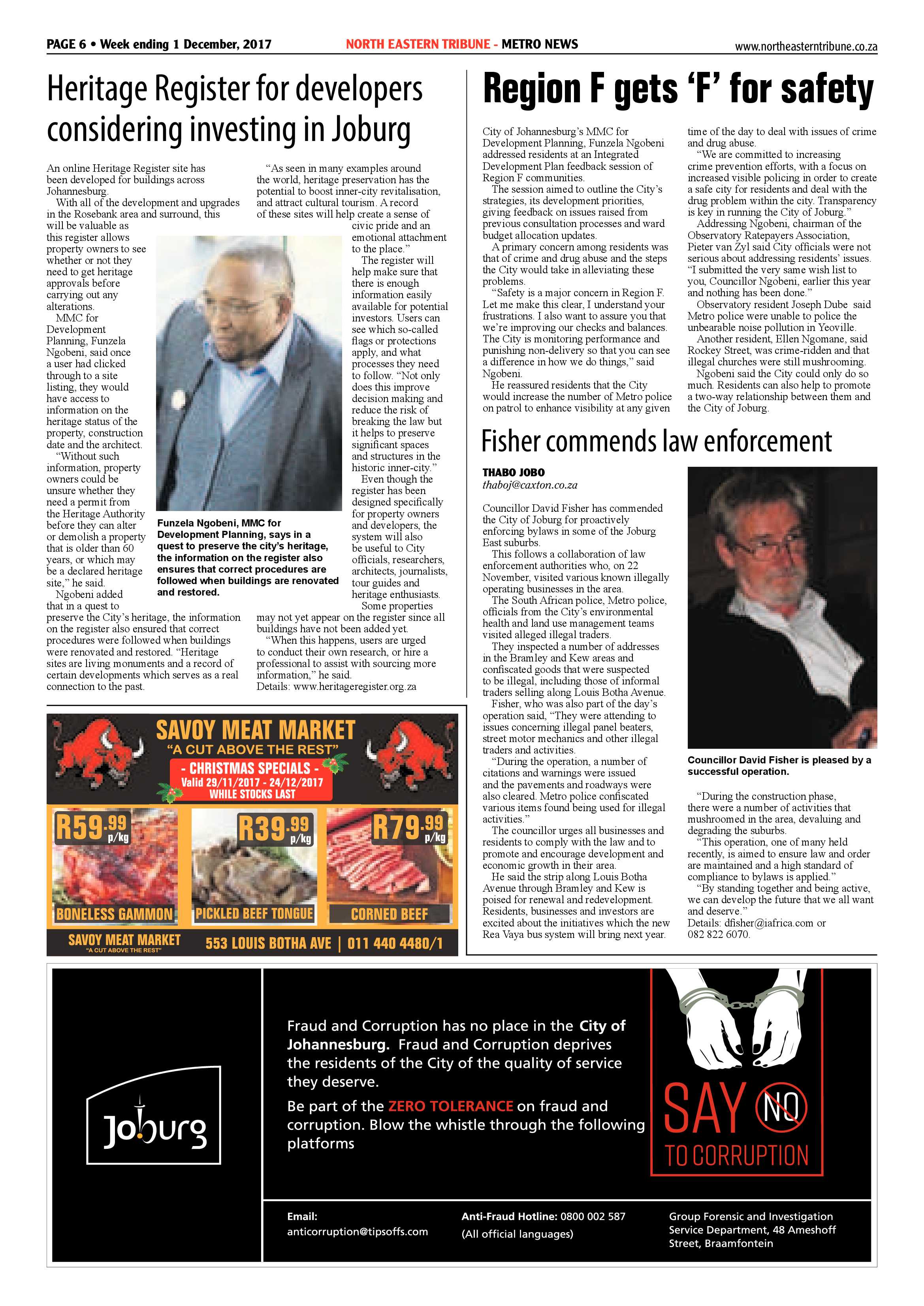 North Eastern Tribune 1 December page 6