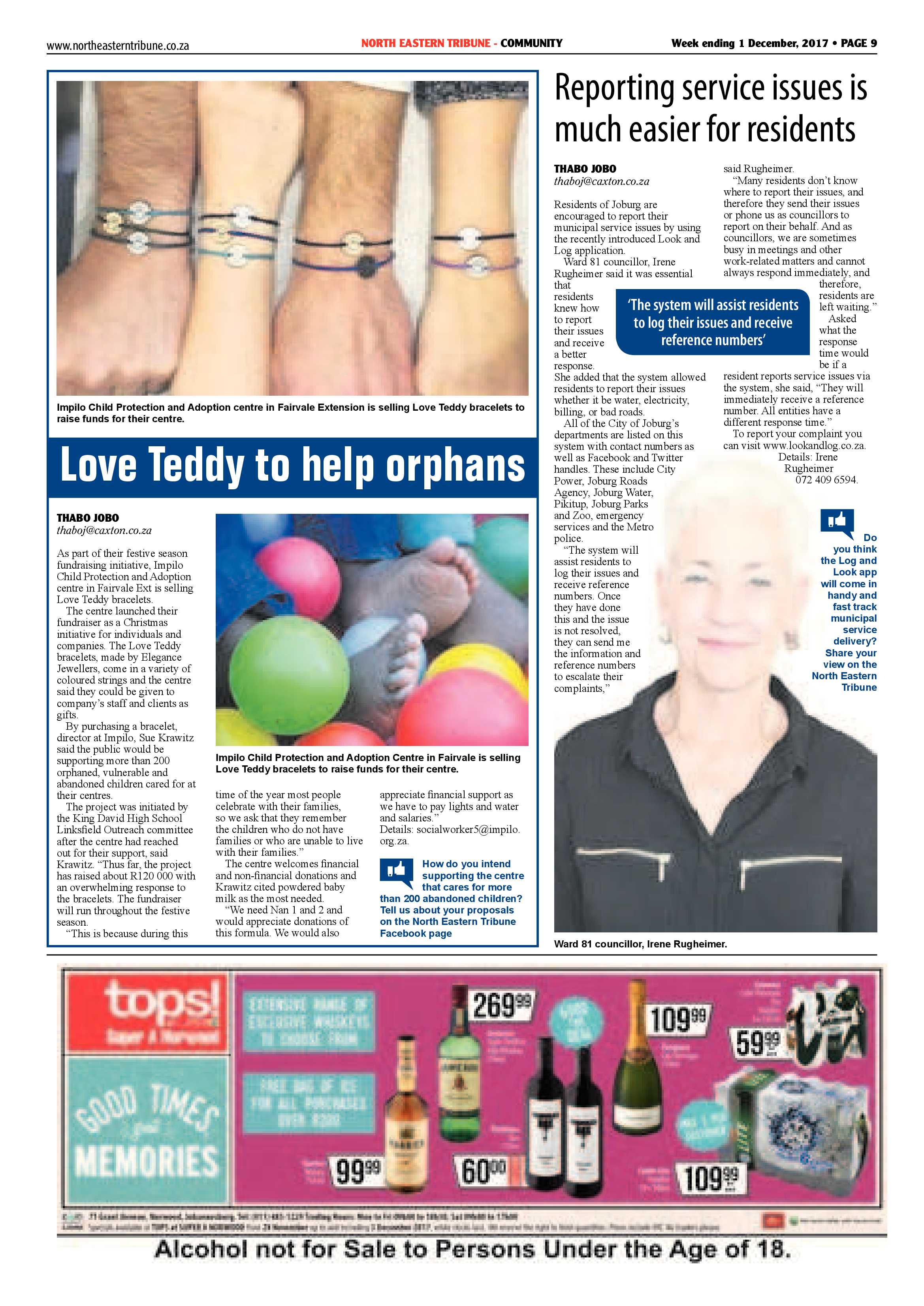 North Eastern Tribune 1 December page 9