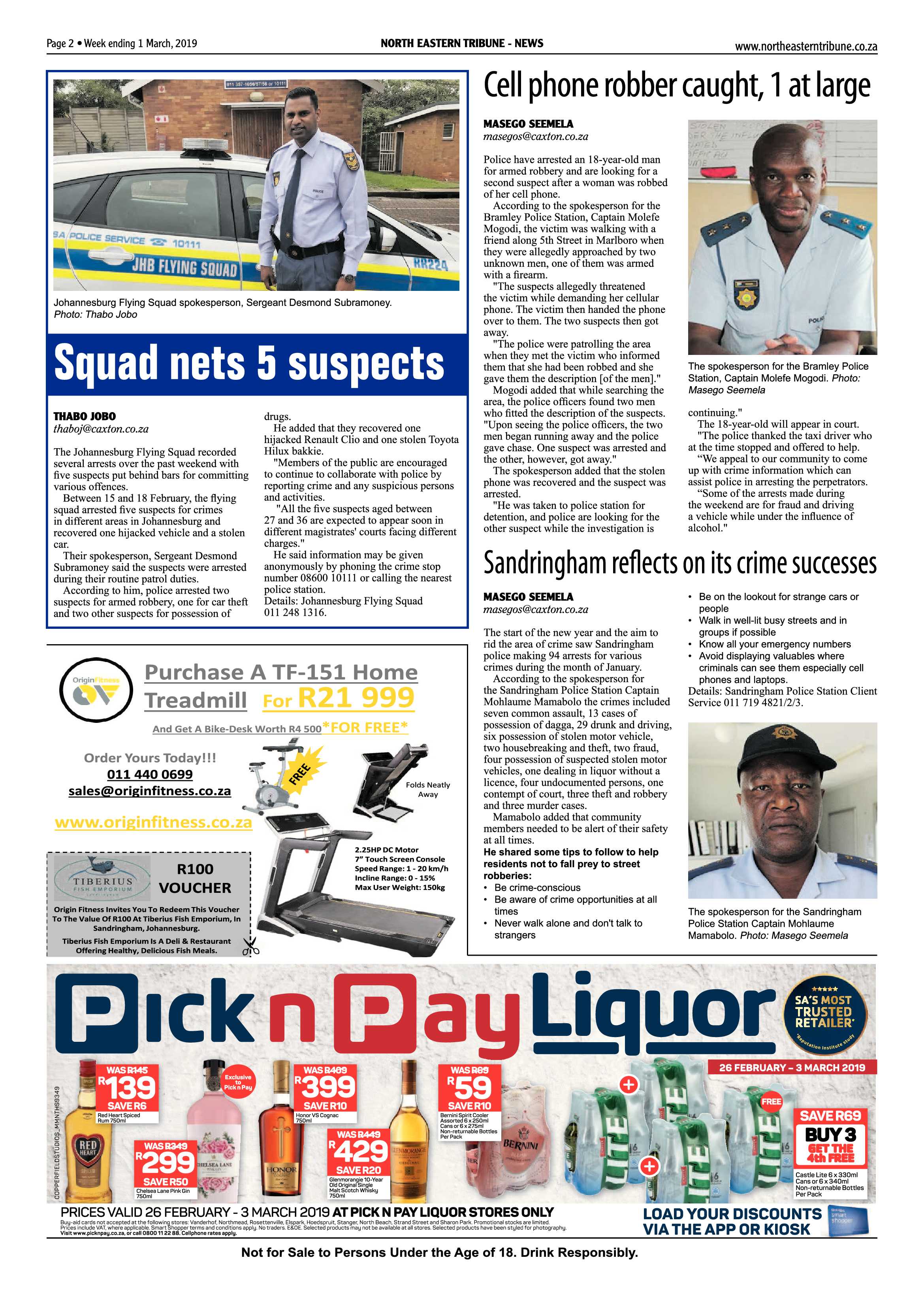 North Eastern Tribune 1 March, 2019 page 2