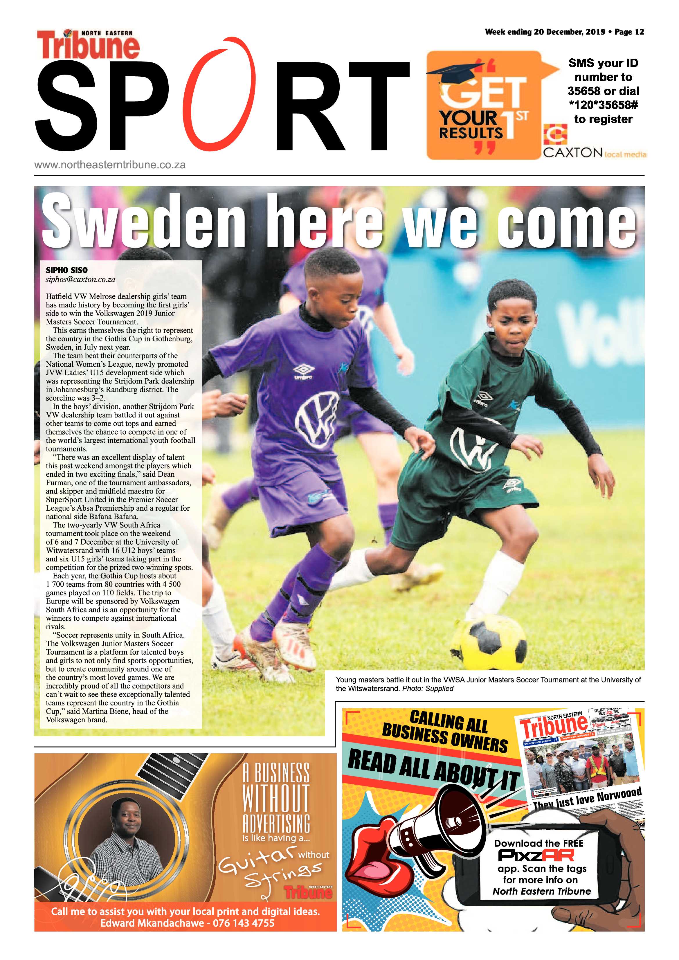 North Eastern Tribune 20 December 2019 page 12