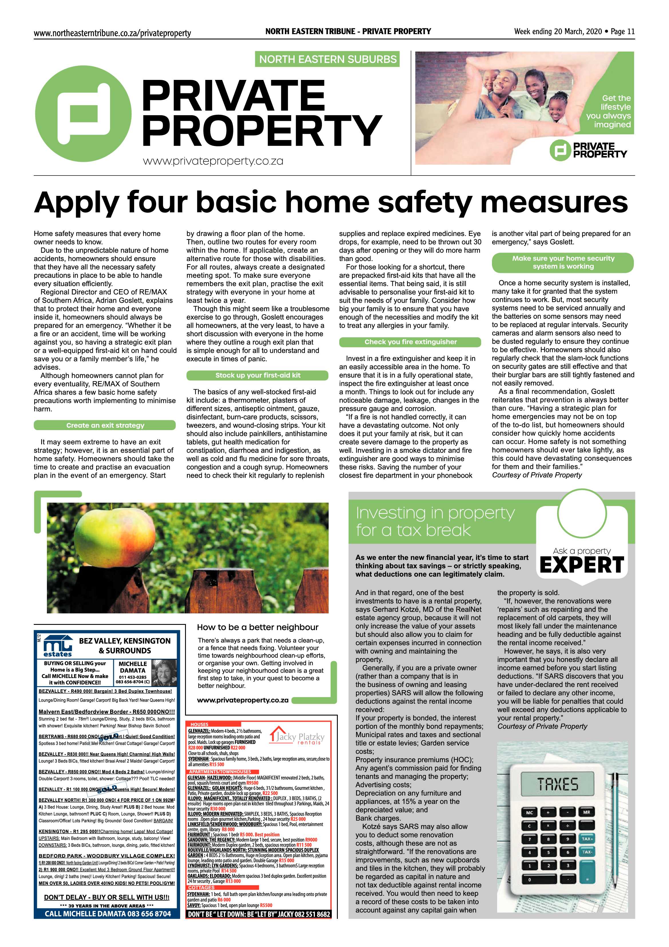 North Eastern Tribune 20 March 2020 page 11