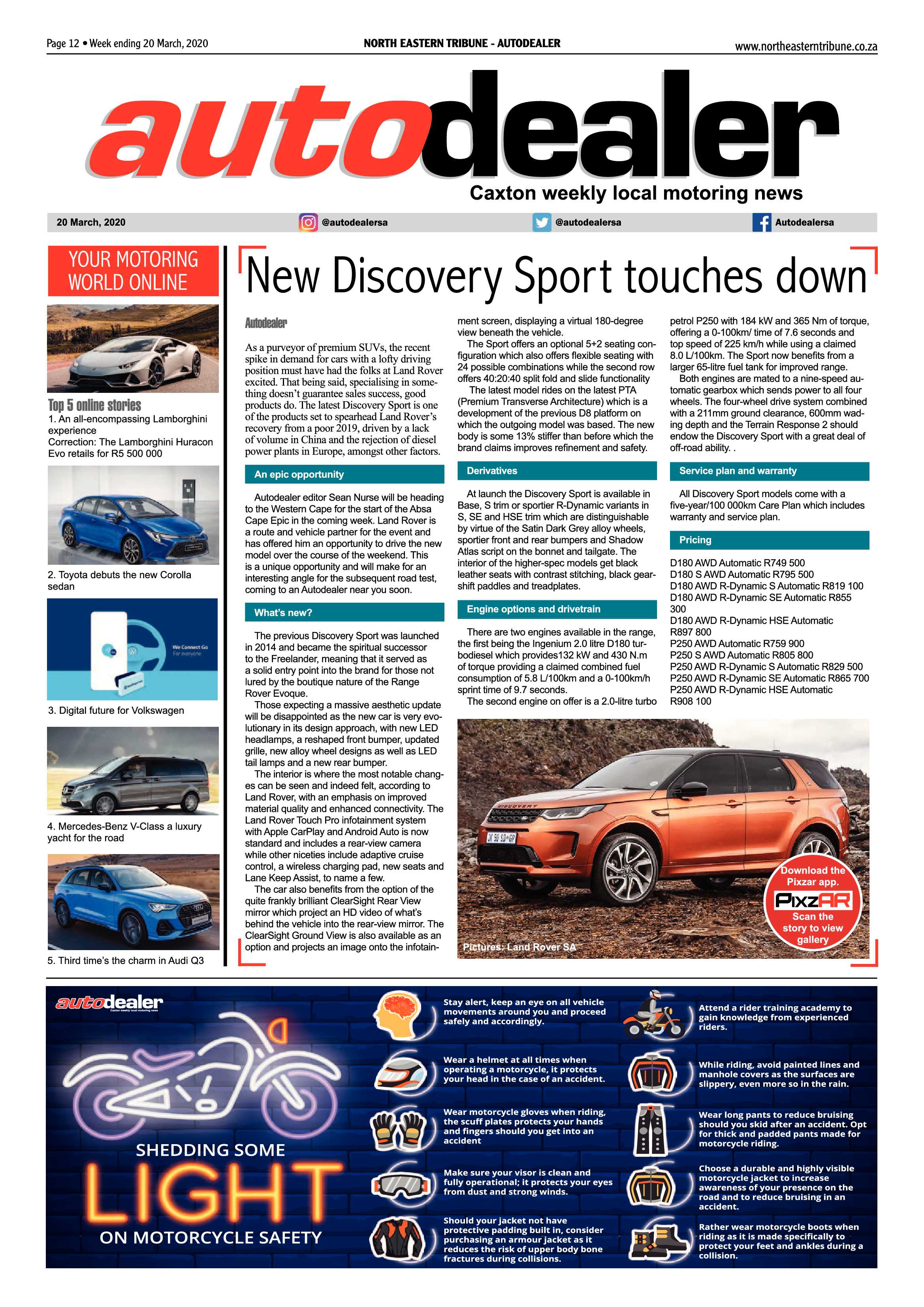 North Eastern Tribune 20 March 2020 page 12
