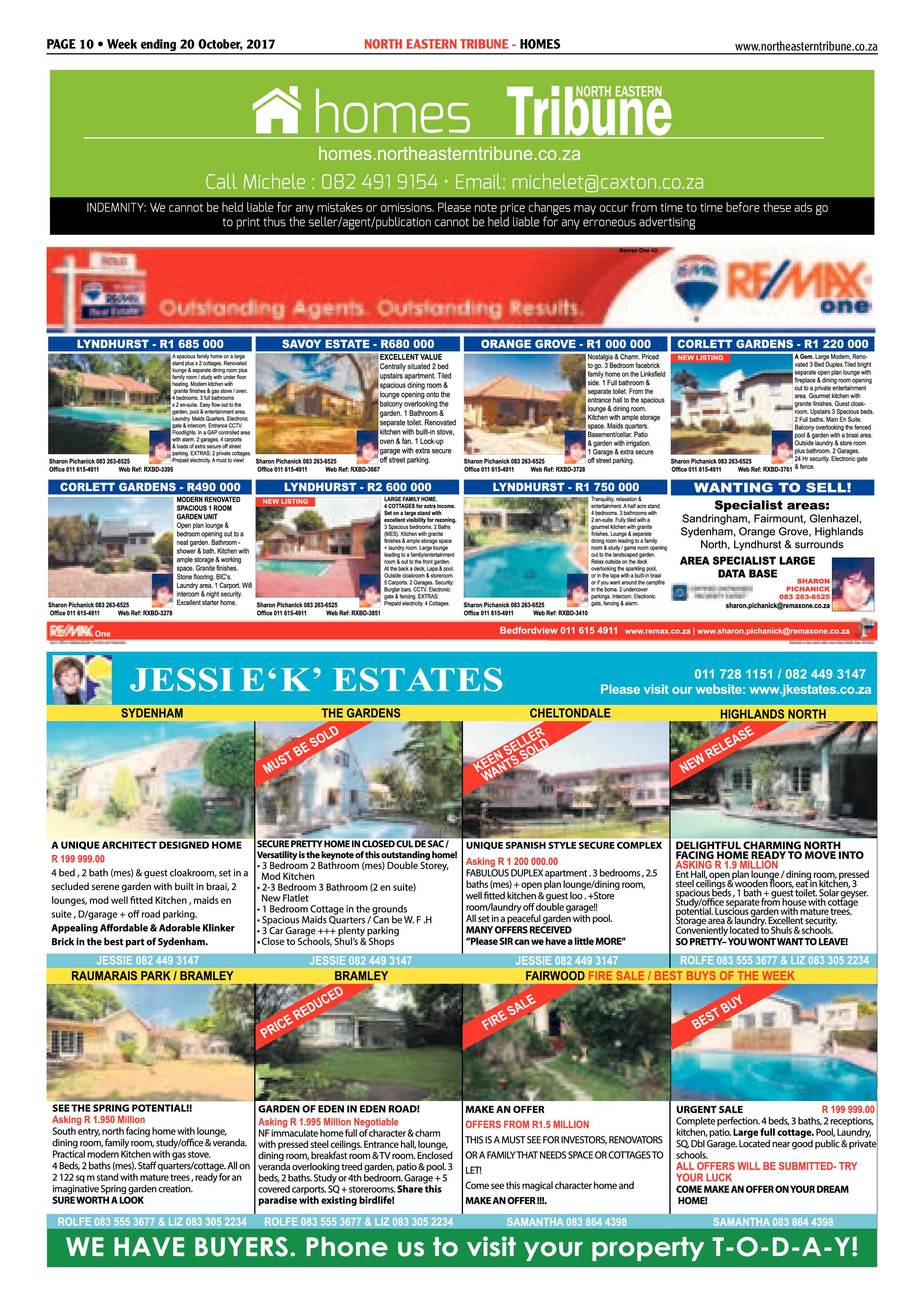 North Eastern Tirbune 20 October 2017 page 10