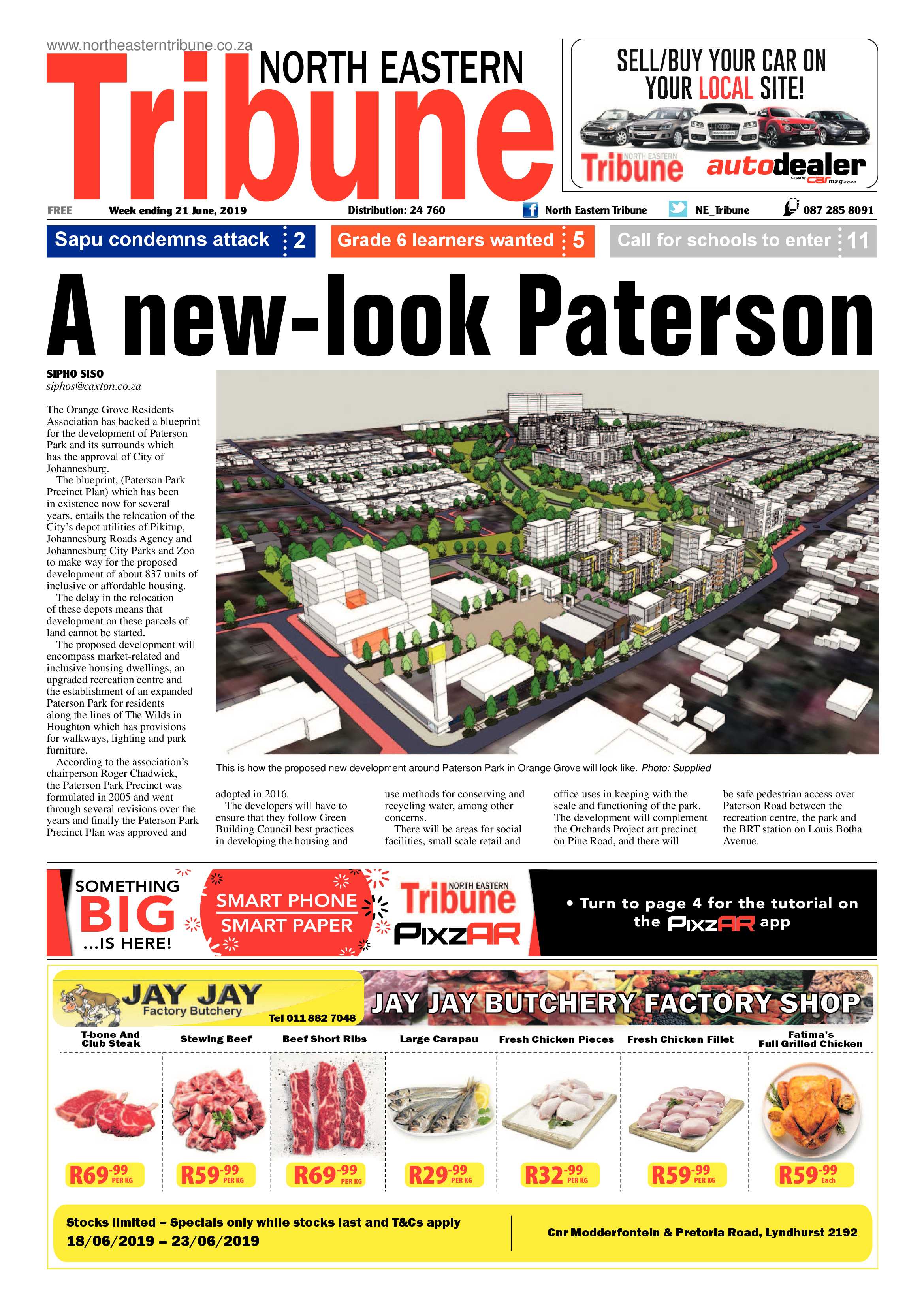 North Eastern Tribune 21 June, 2019 page 1