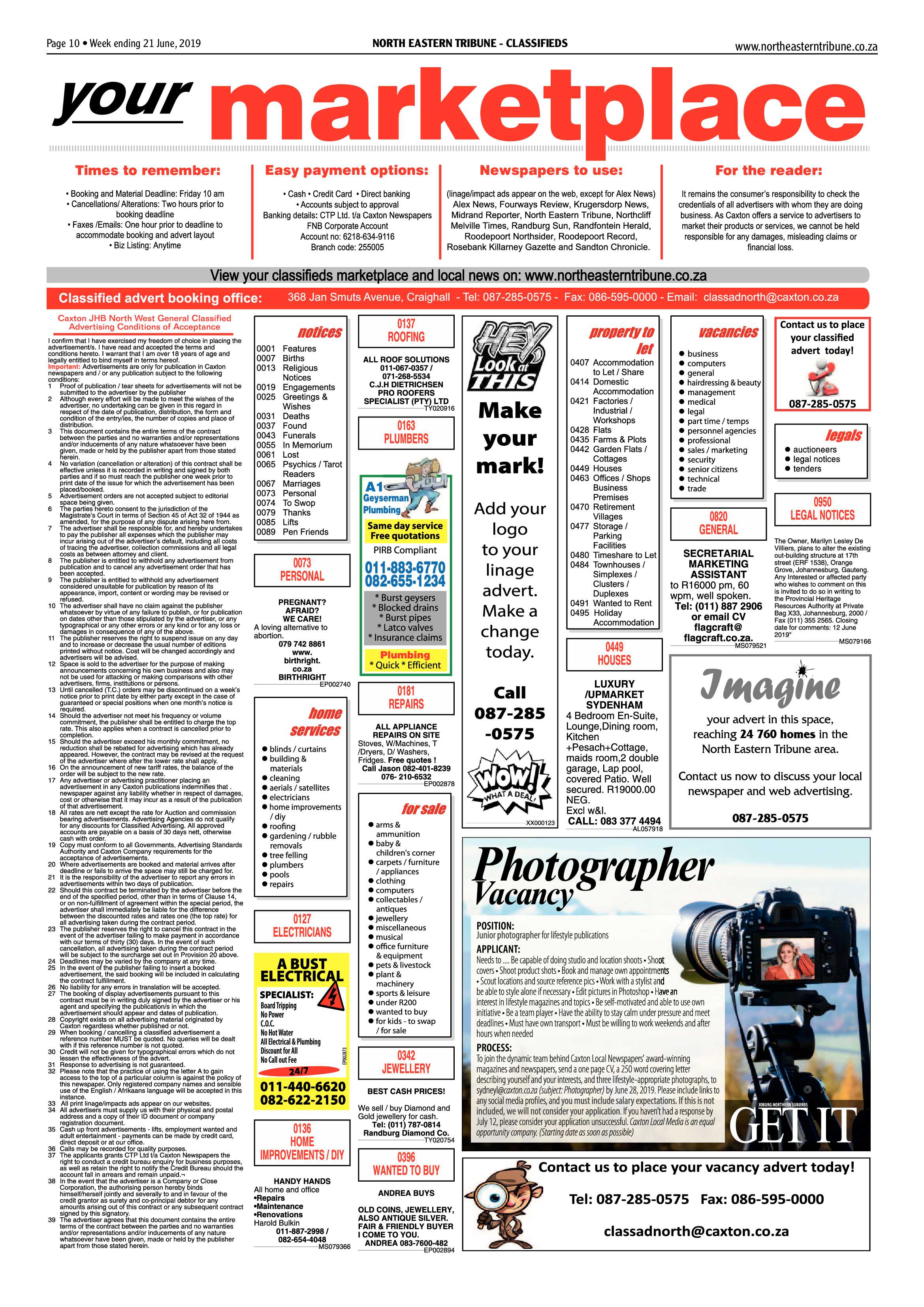 North Eastern Tribune 21 June, 2019 page 10