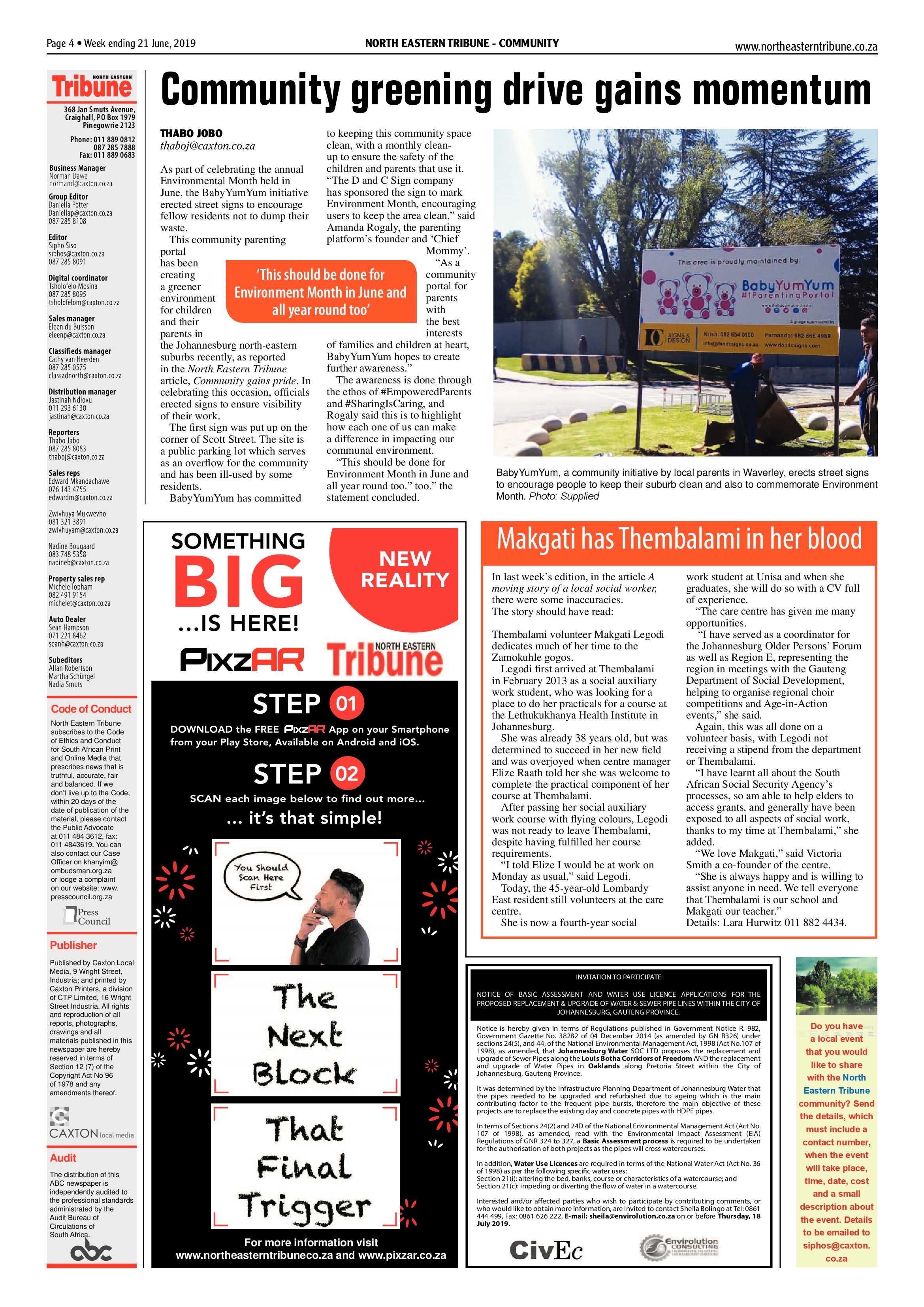 North Eastern Tribune 21 June, 2019 page 4