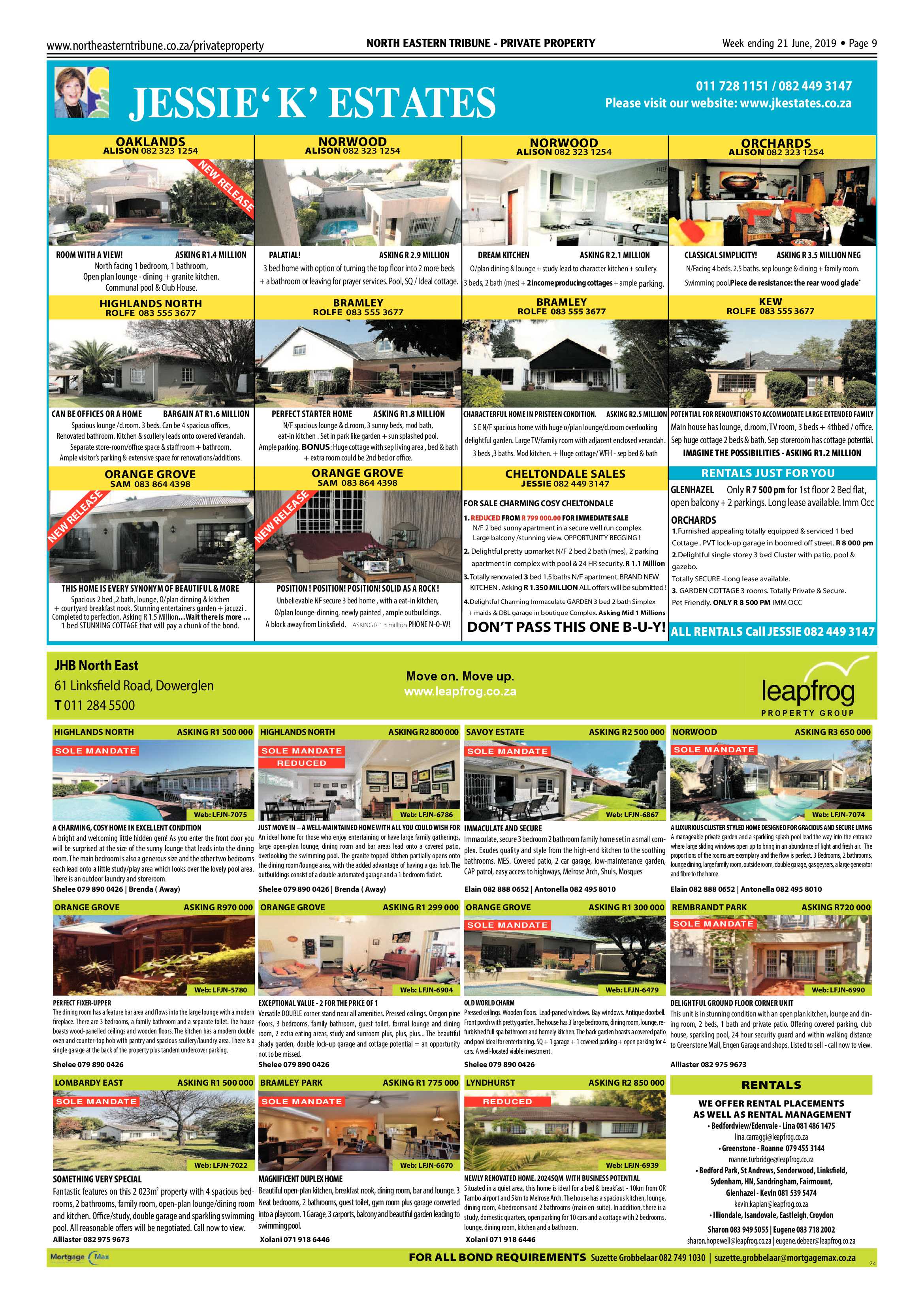 North Eastern Tribune 21 June, 2019 page 9
