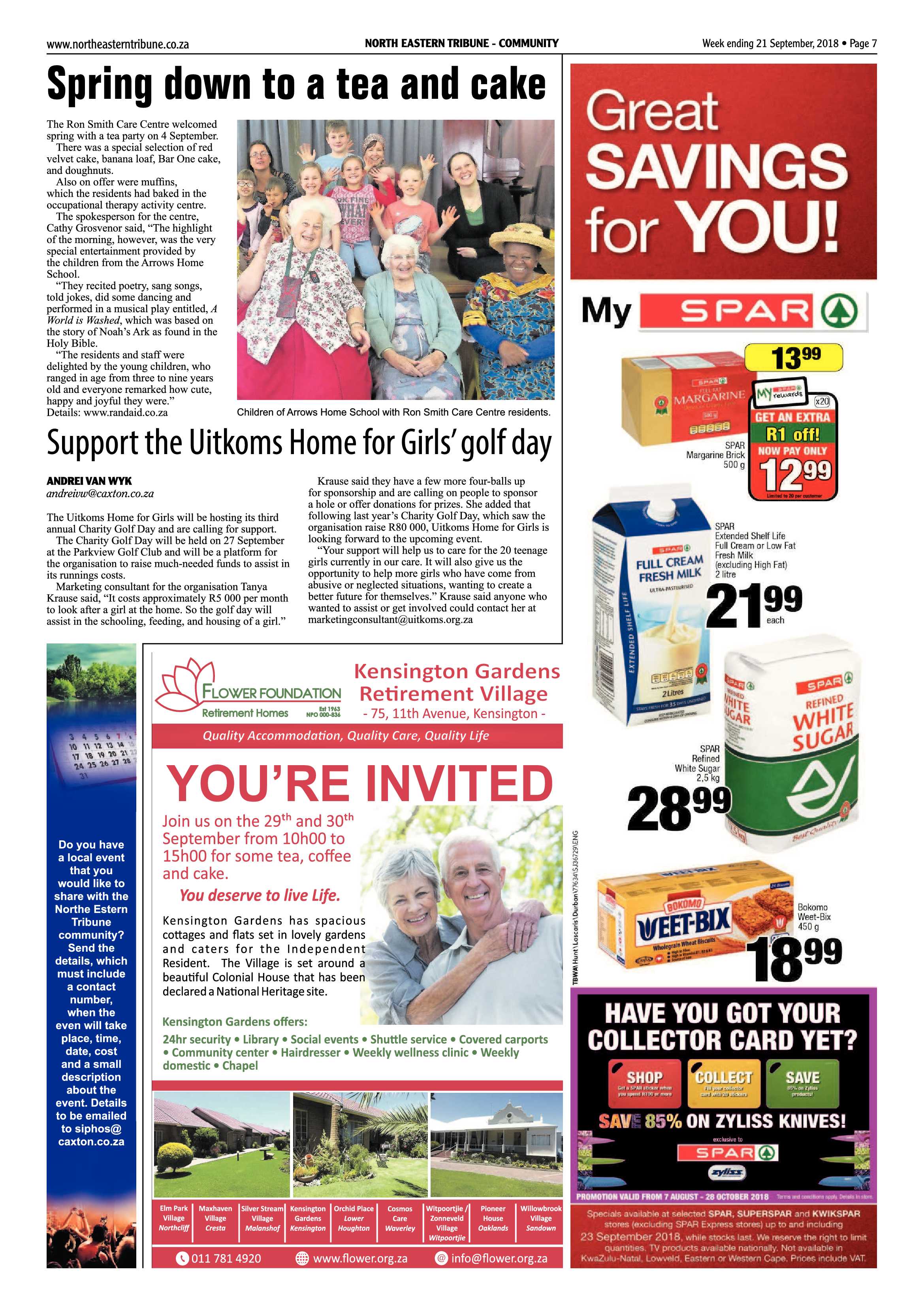 North Eastern Tribune 21 September, 2018 page 7