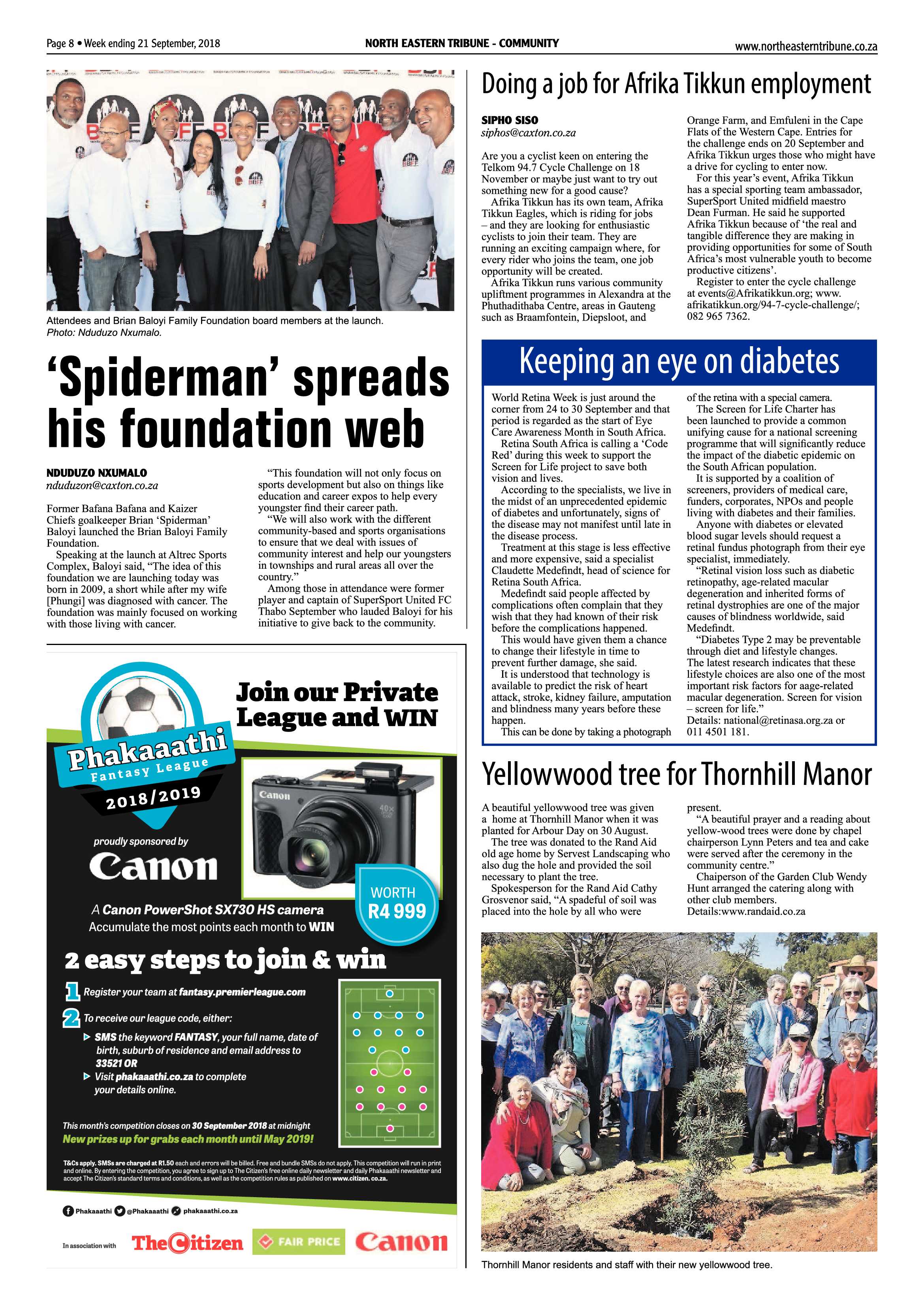 North Eastern Tribune 21 September, 2018 page 8