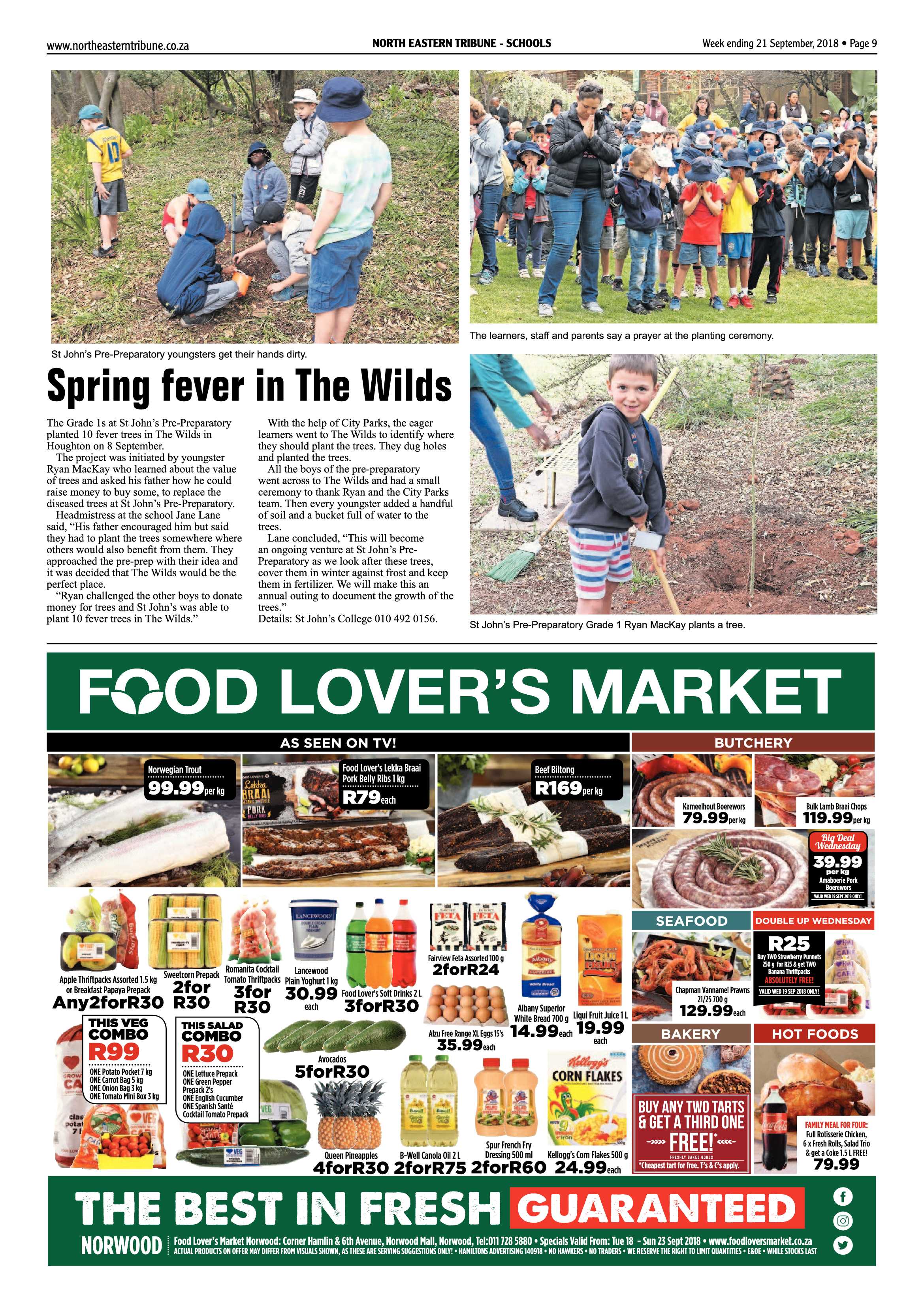 North Eastern Tribune 21 September, 2018 page 9