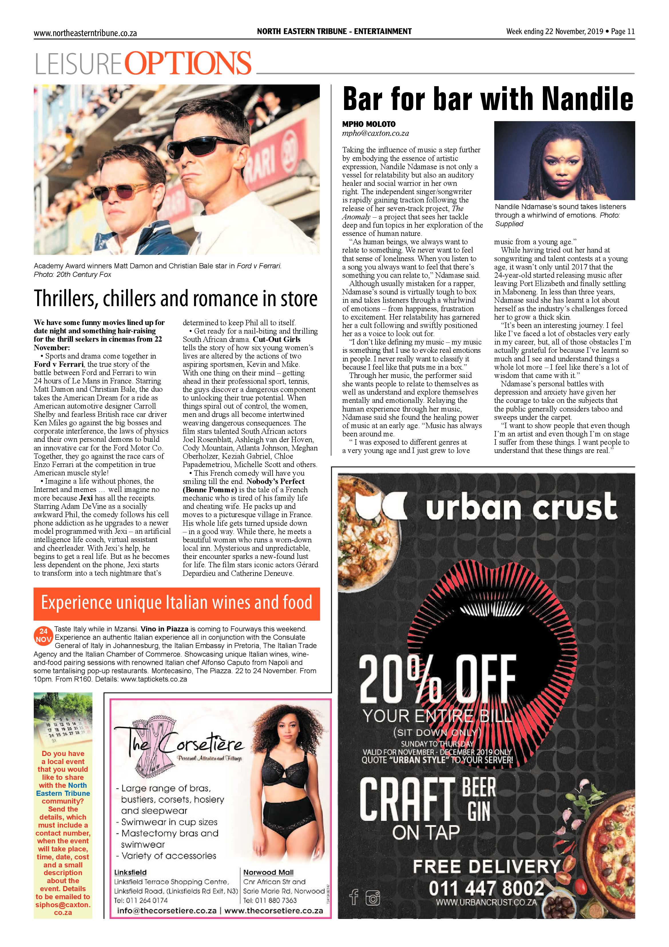 North Eastern Tribune 22 November, 2019 page 11