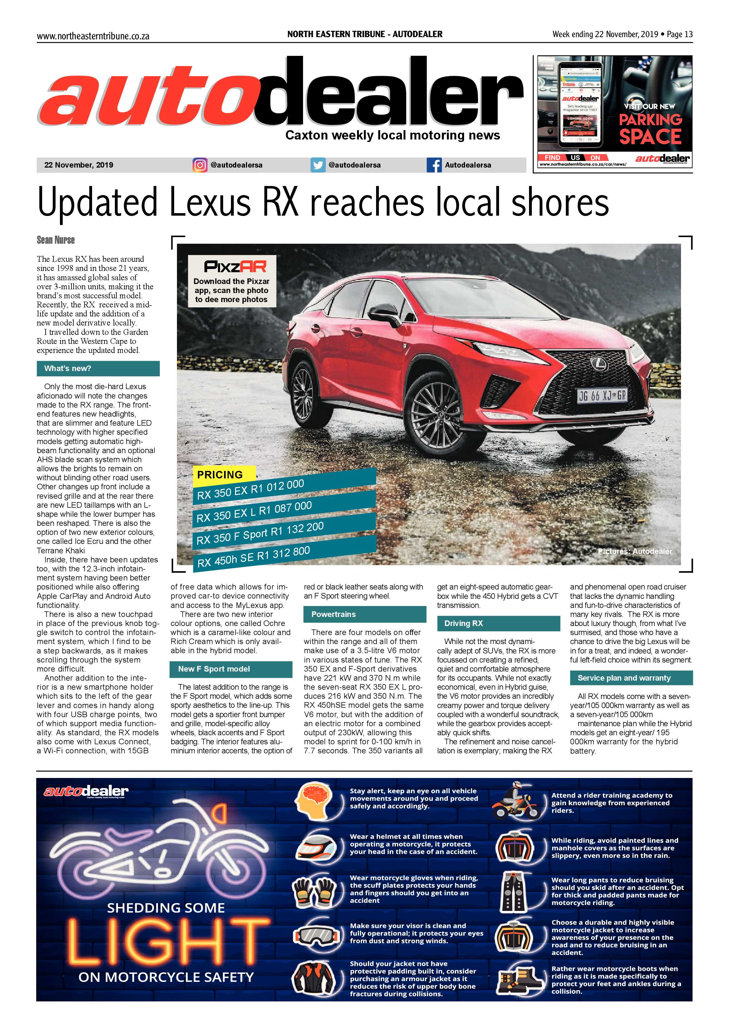 North Eastern Tribune 22 November, 2019 page 13