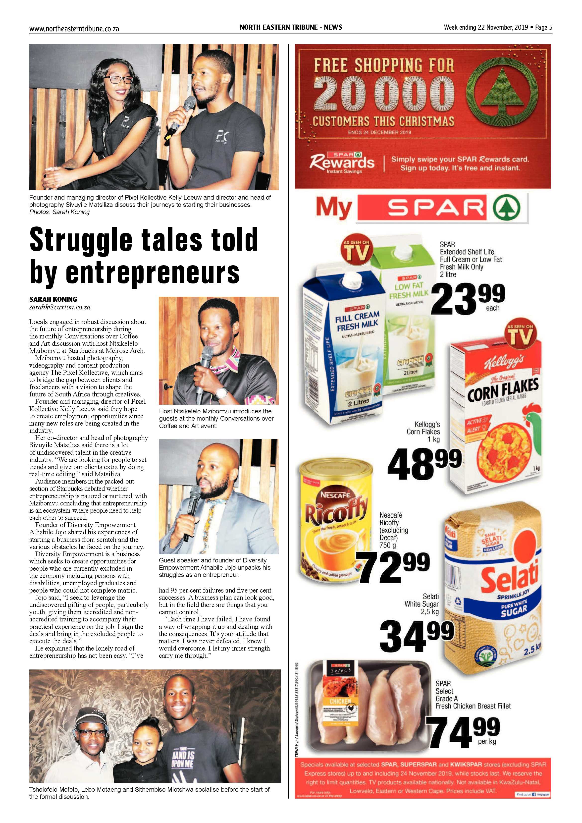 North Eastern Tribune 22 November, 2019 page 5