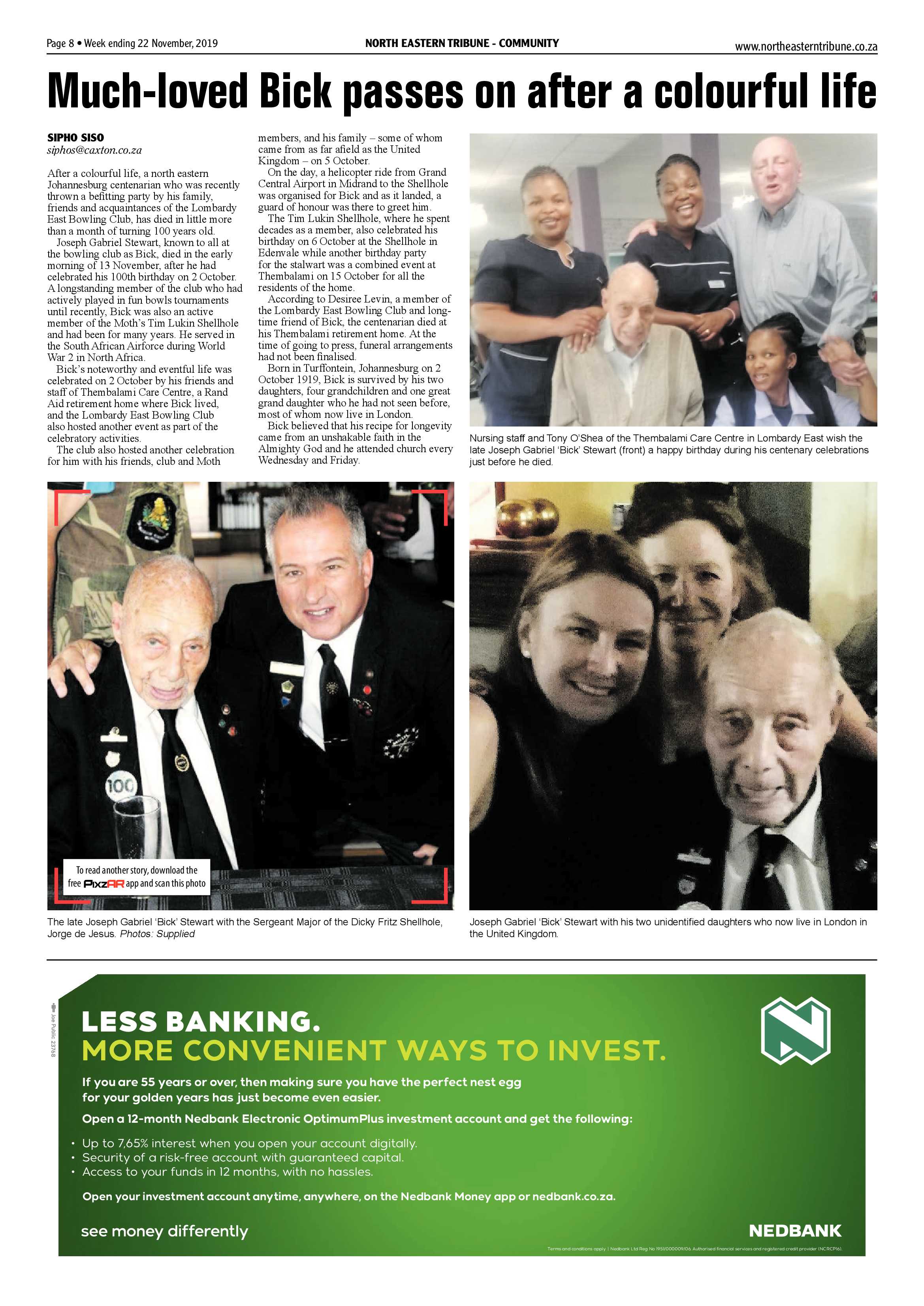 North Eastern Tribune 22 November, 2019 page 8