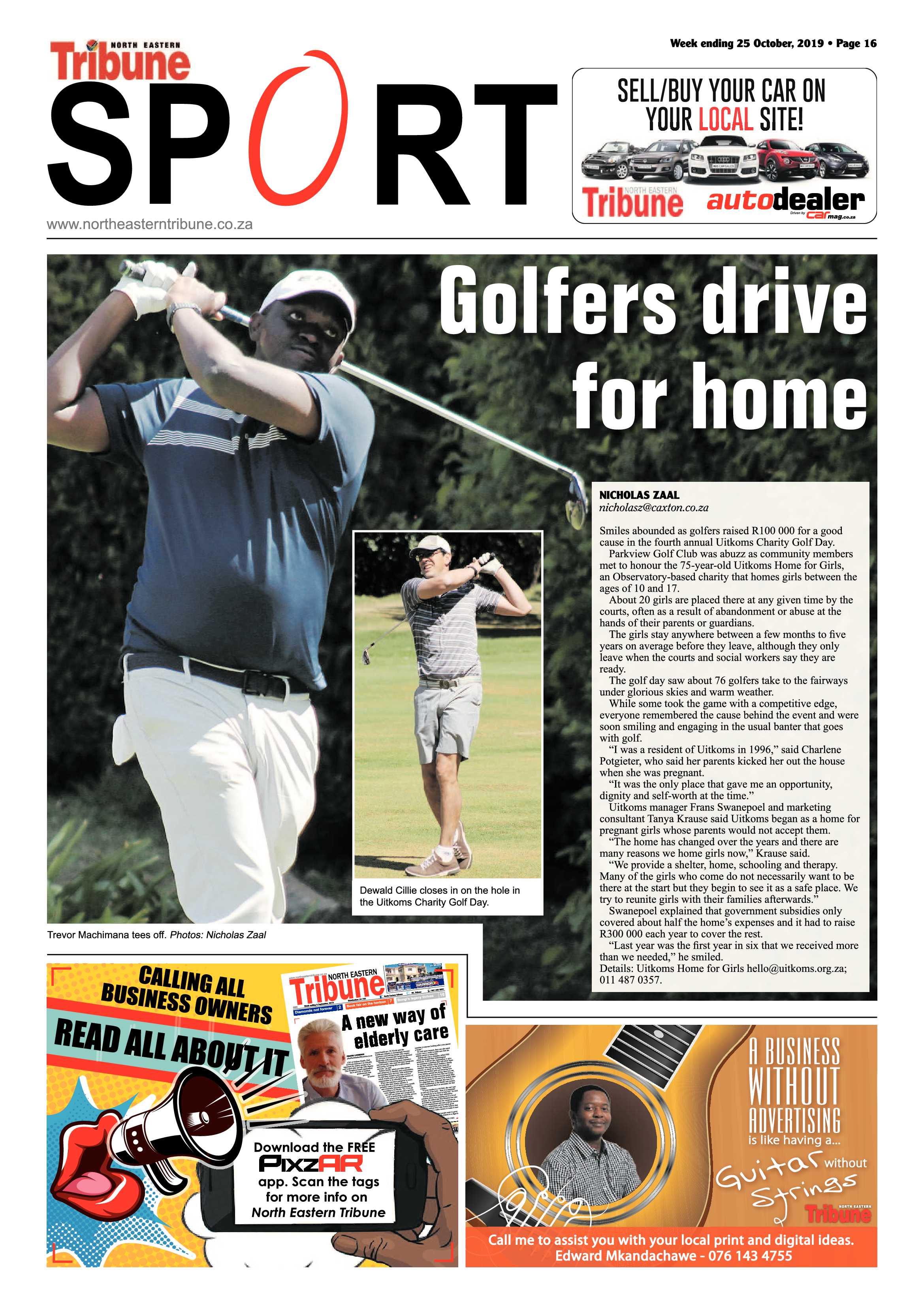 North Eastern Tribune 22 October, 2019 page 16