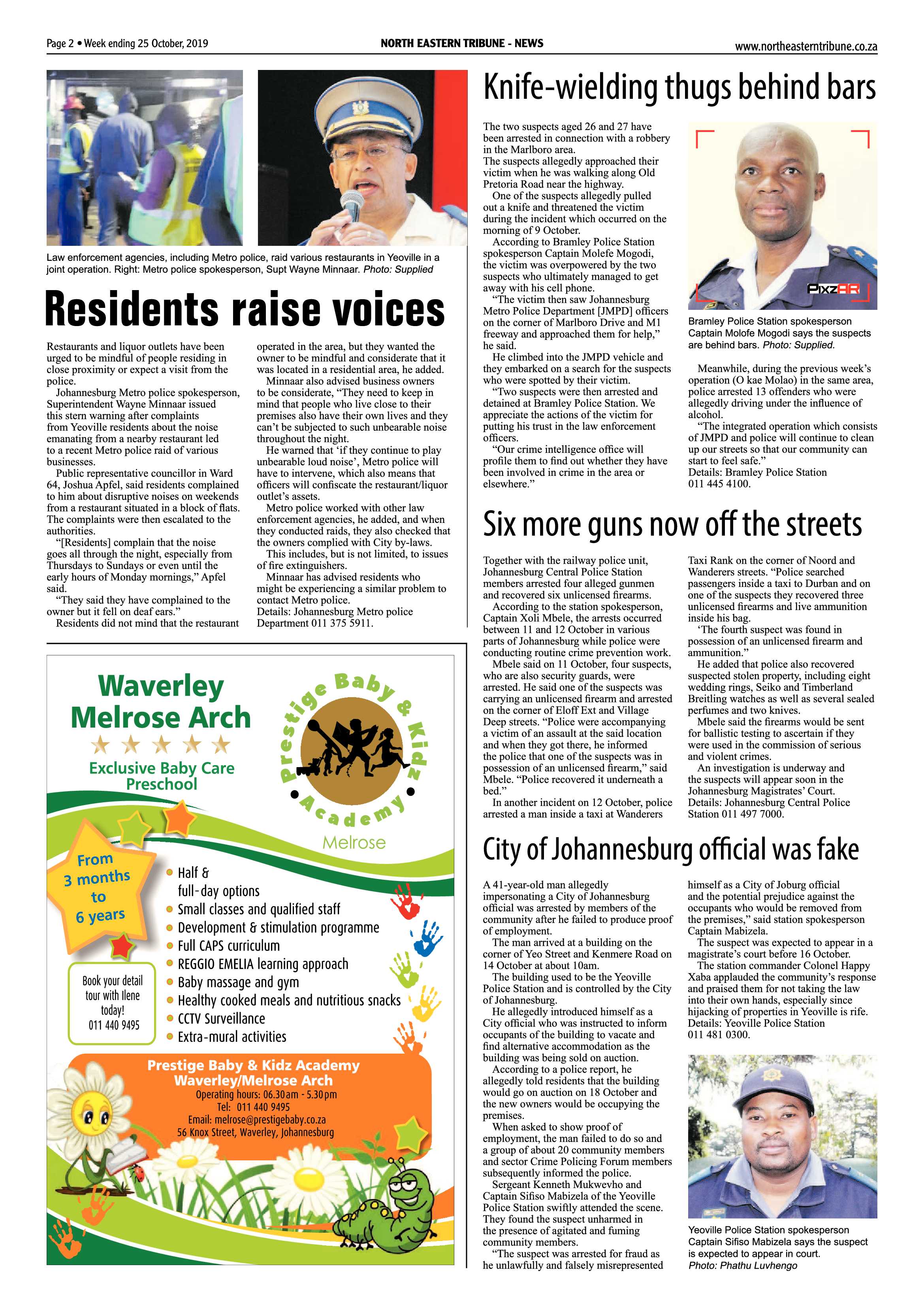 North Eastern Tribune 22 October, 2019 page 2