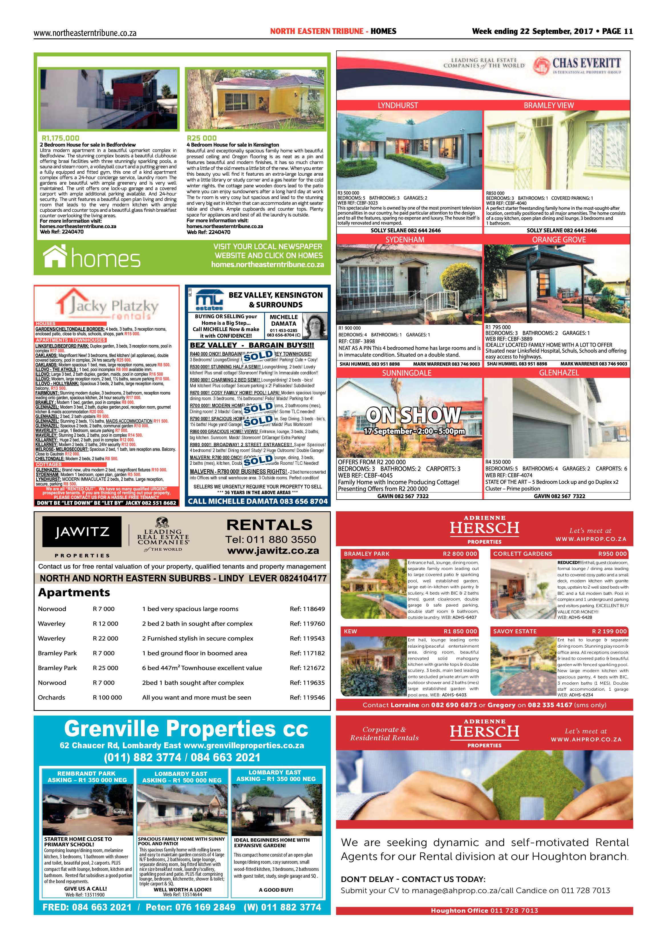 North Eastern Tribune 22 September 2017 page 11