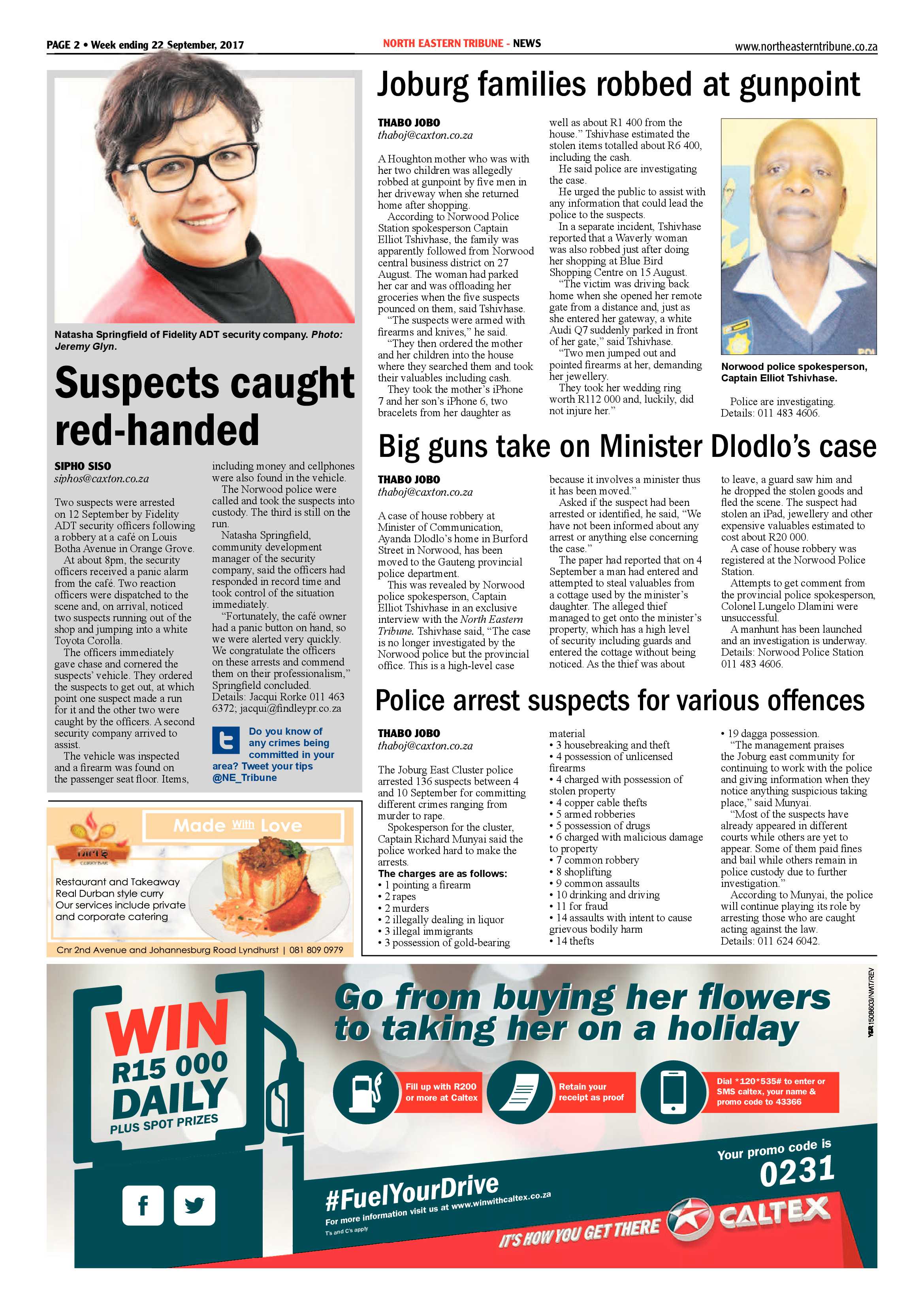 North Eastern Tribune 22 September 2017 page 2