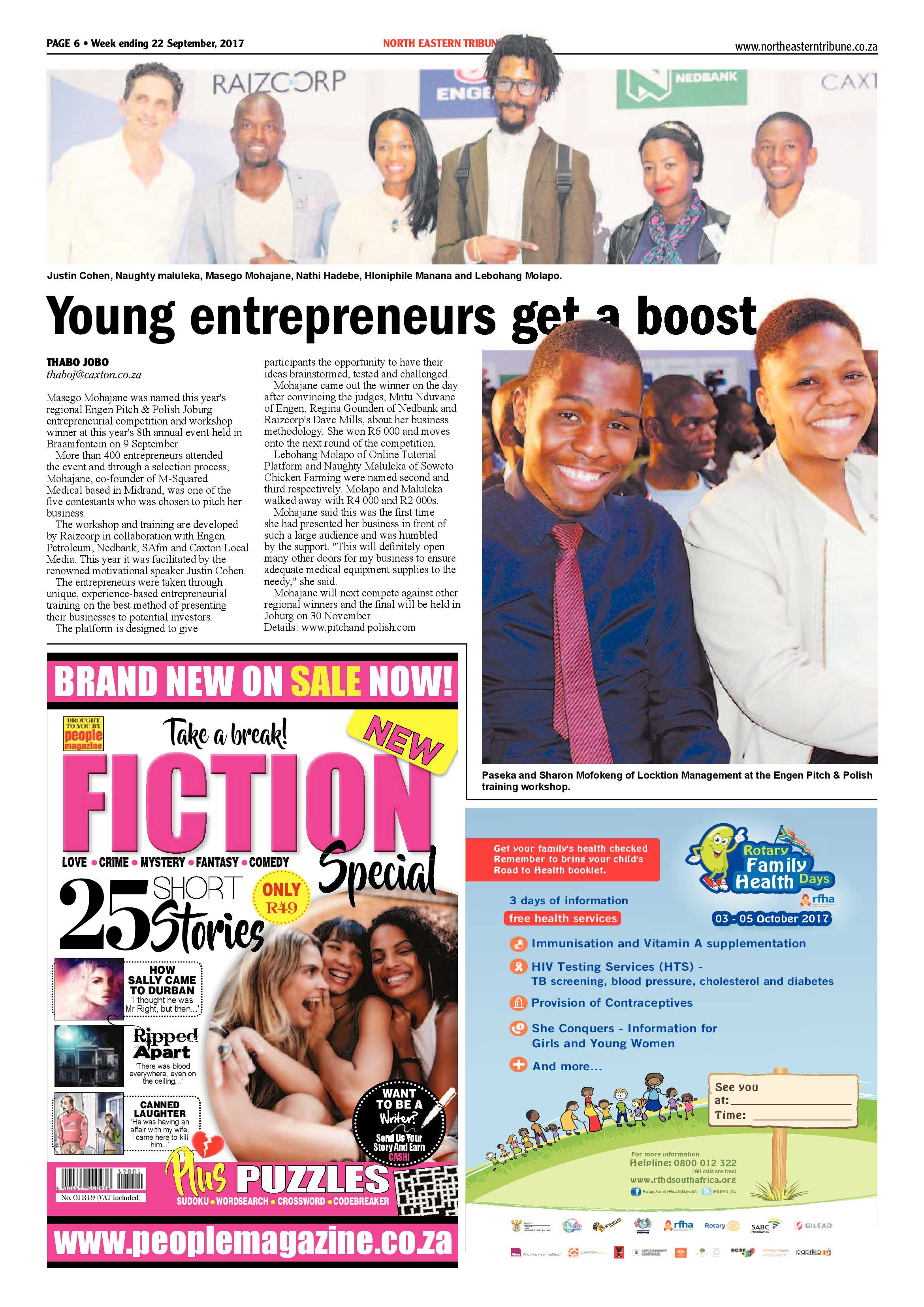 North Eastern Tribune 22 September 2017 page 6