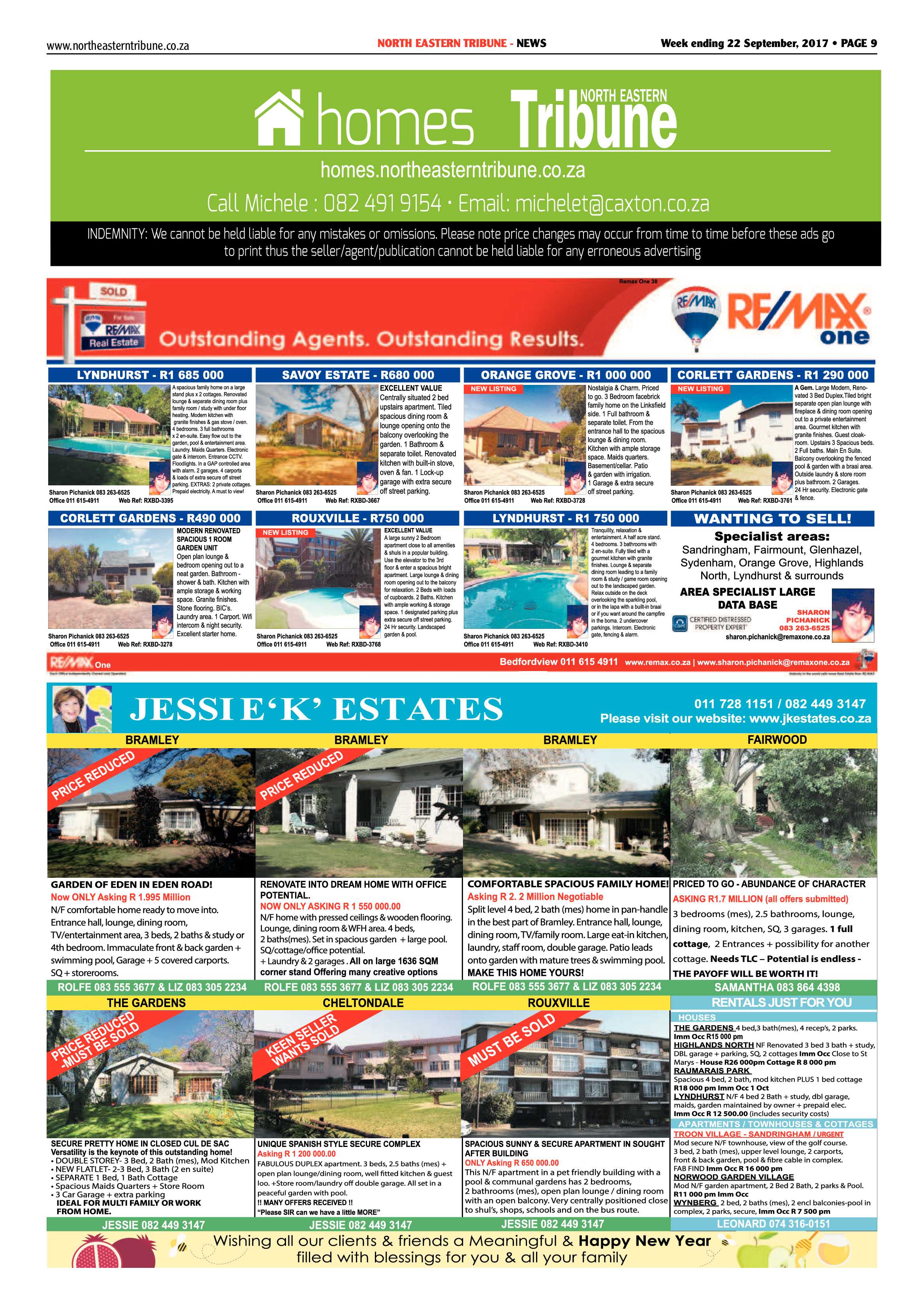 North Eastern Tribune 22 September 2017 page 9