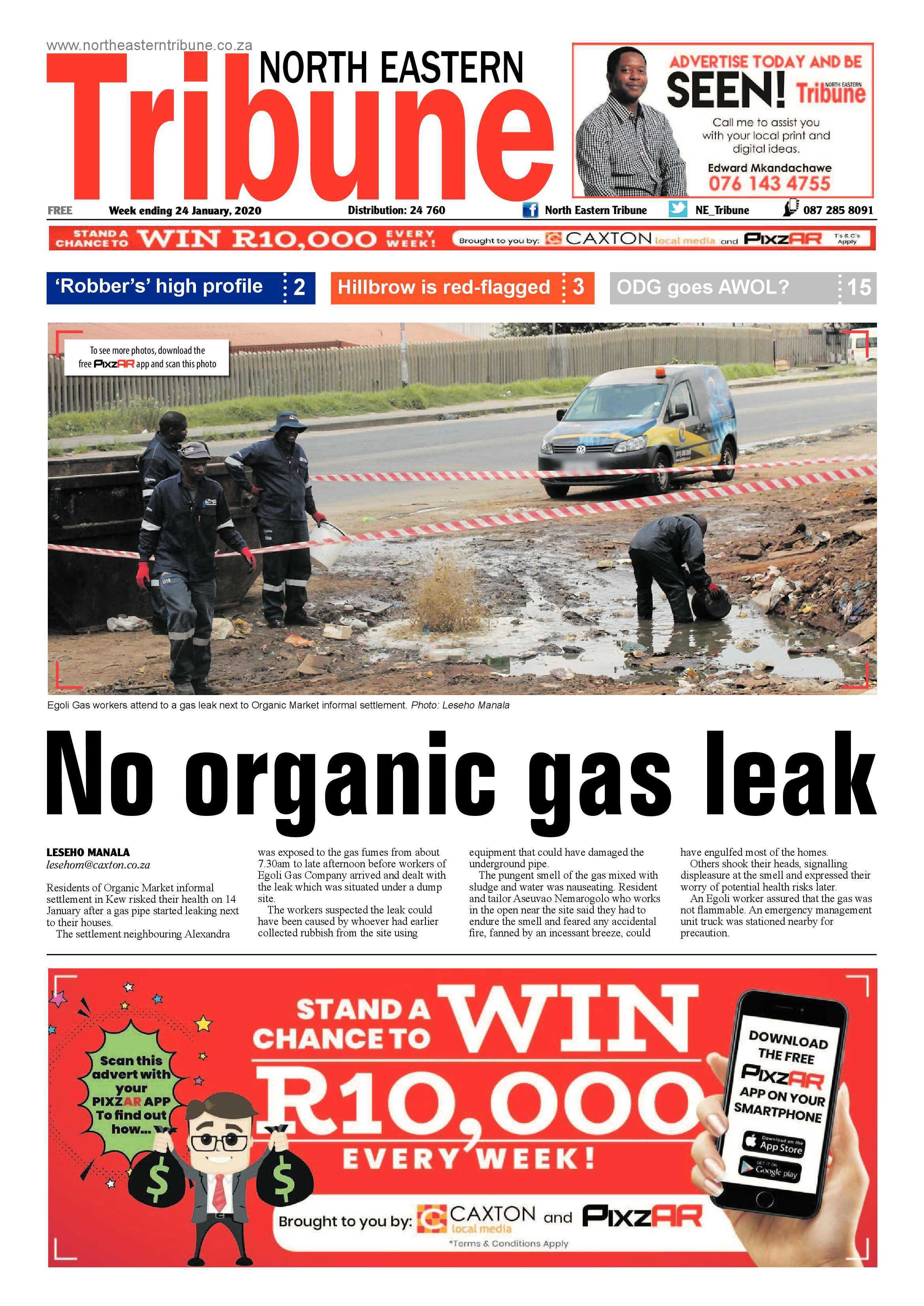 North Eastern Tribune 24 January 2020 page 1