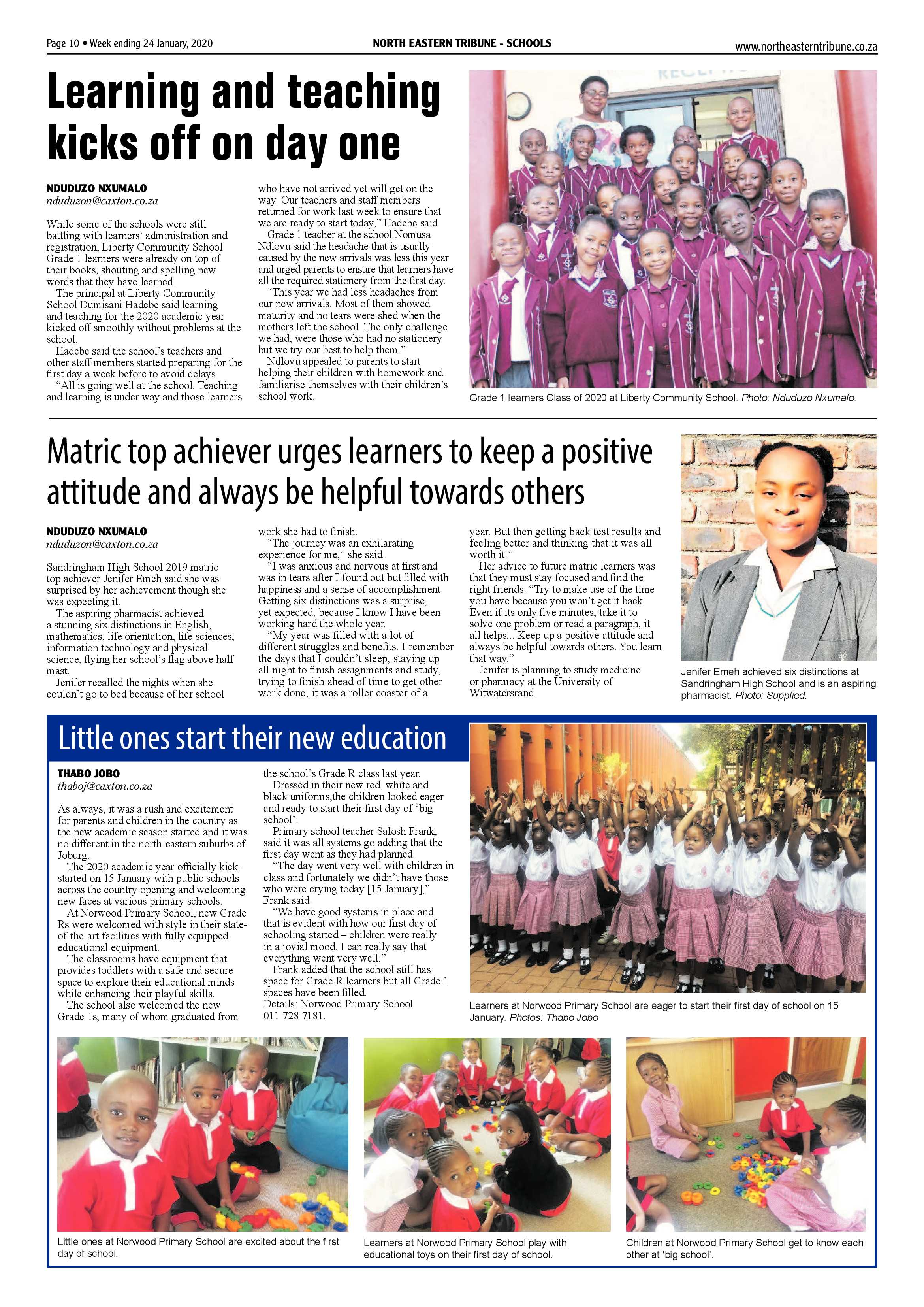 North Eastern Tribune 24 January 2020 page 10