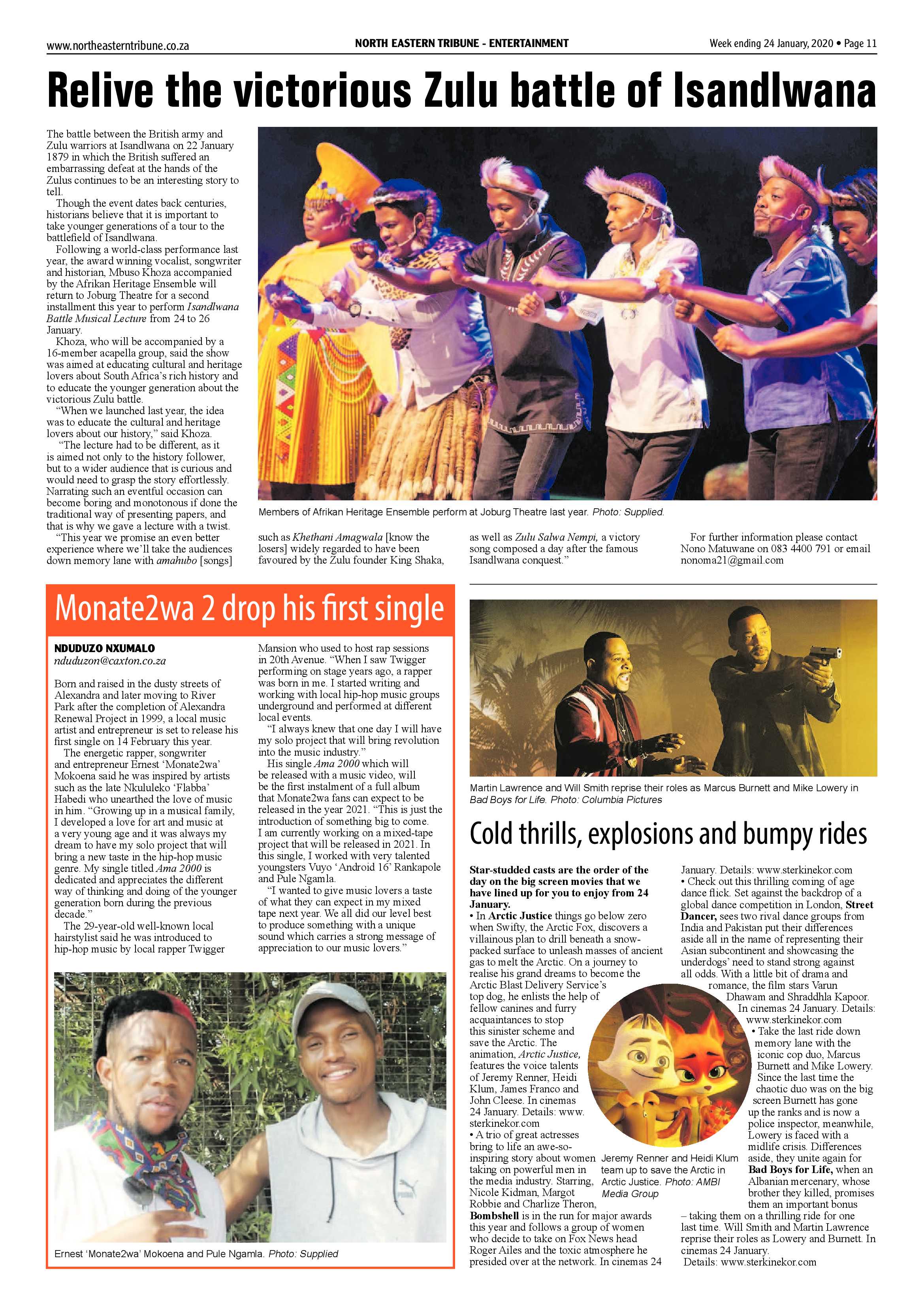 North Eastern Tribune 24 January 2020 page 11