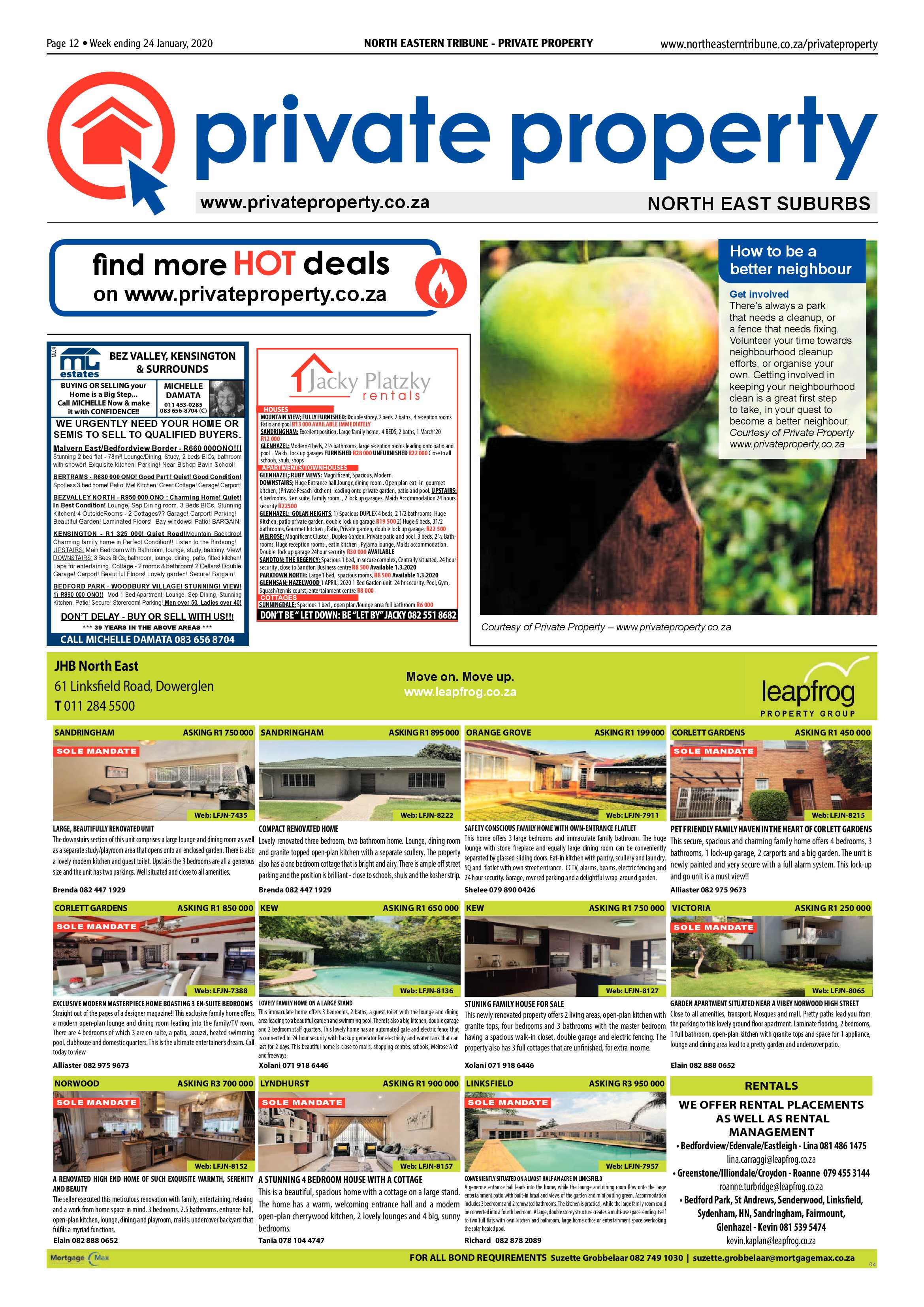North Eastern Tribune 24 January 2020 page 12