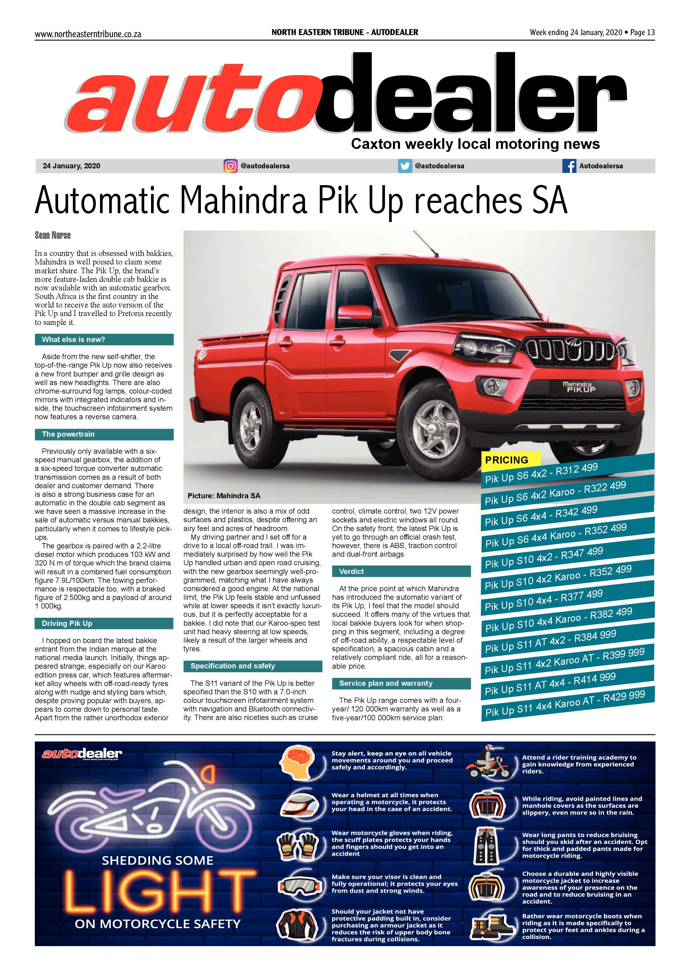 North Eastern Tribune 24 January 2020 page 13