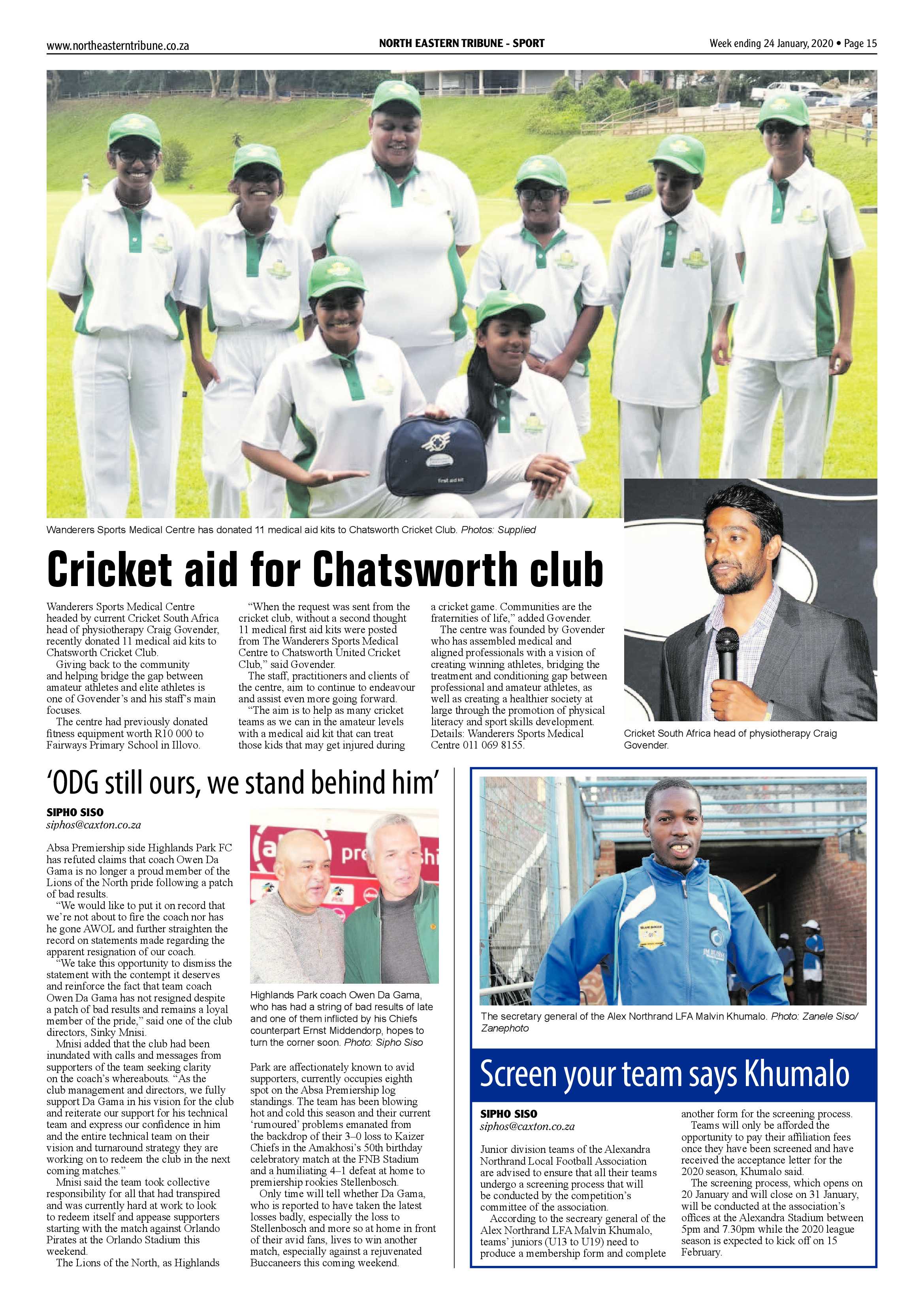 North Eastern Tribune 24 January 2020 page 15