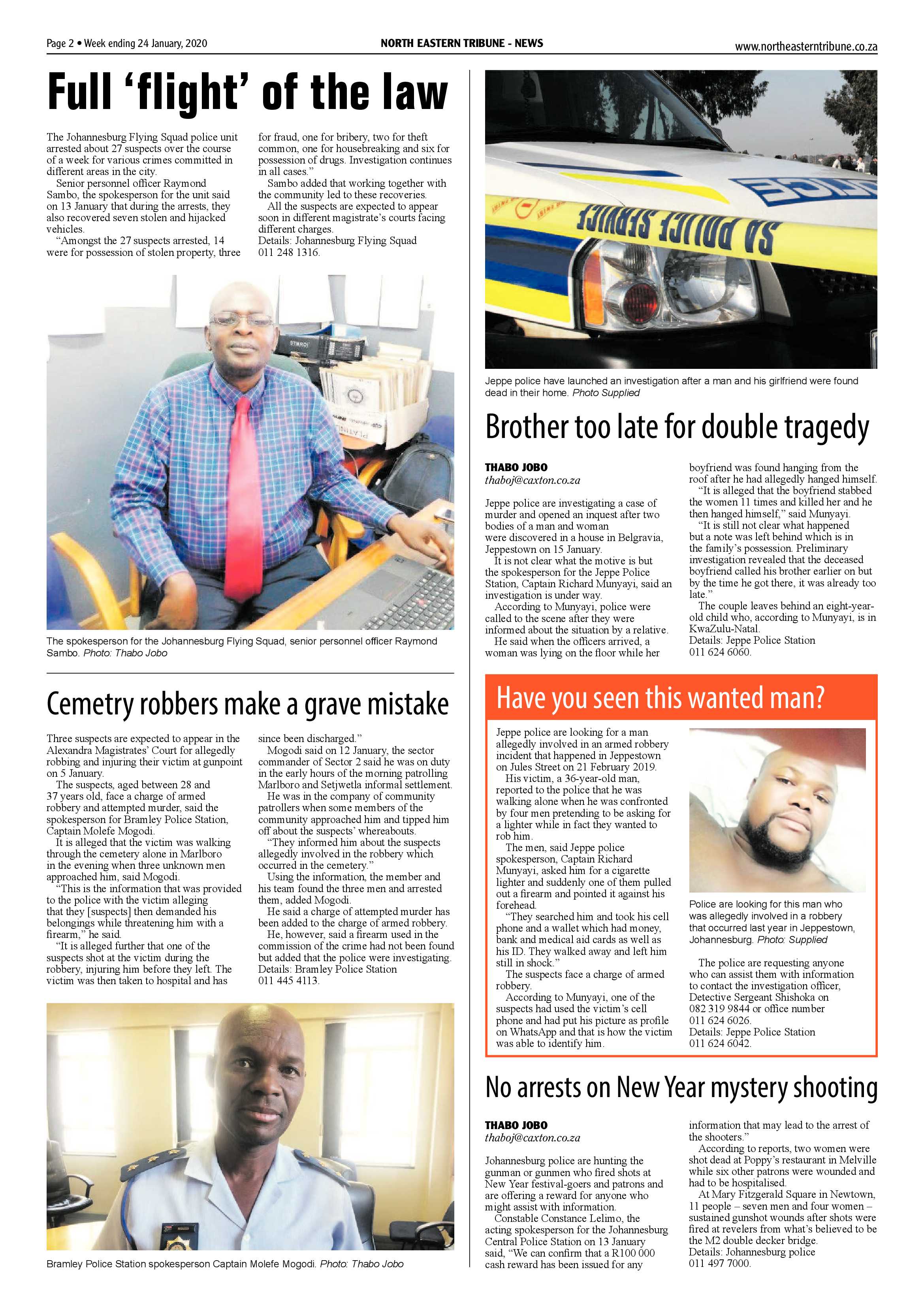 North Eastern Tribune 24 January 2020 page 2