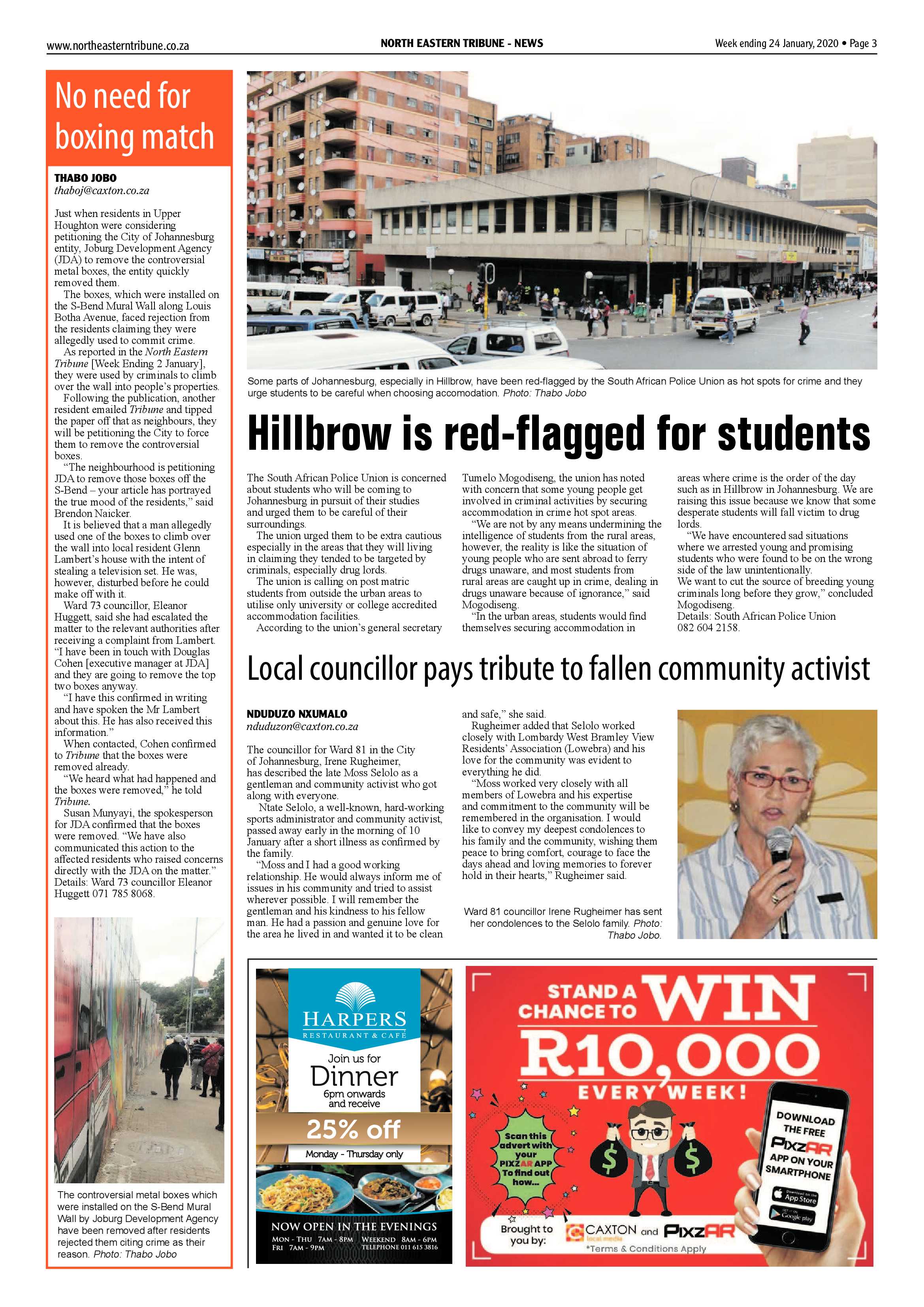 North Eastern Tribune 24 January 2020 page 3