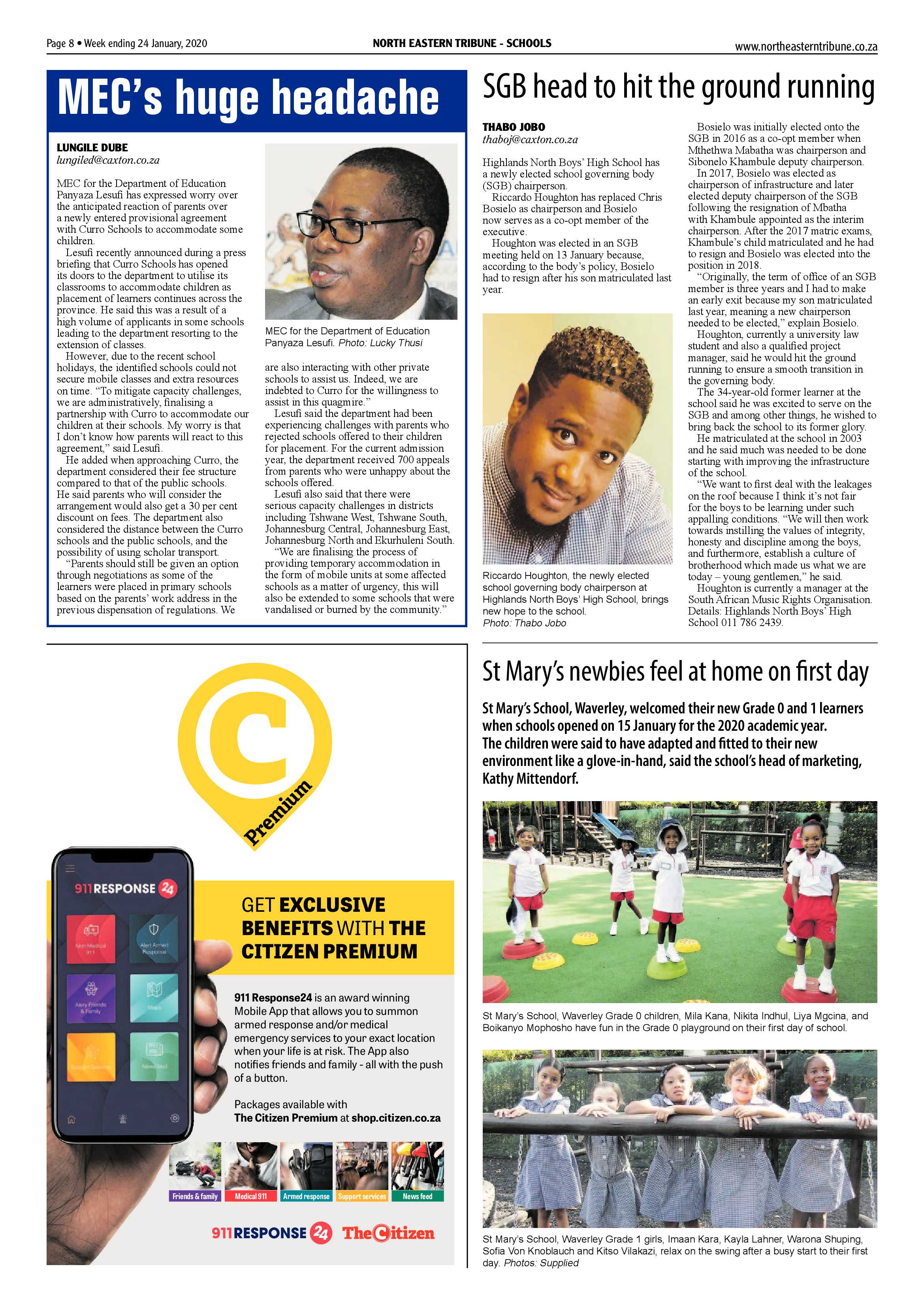North Eastern Tribune 24 January 2020 page 8